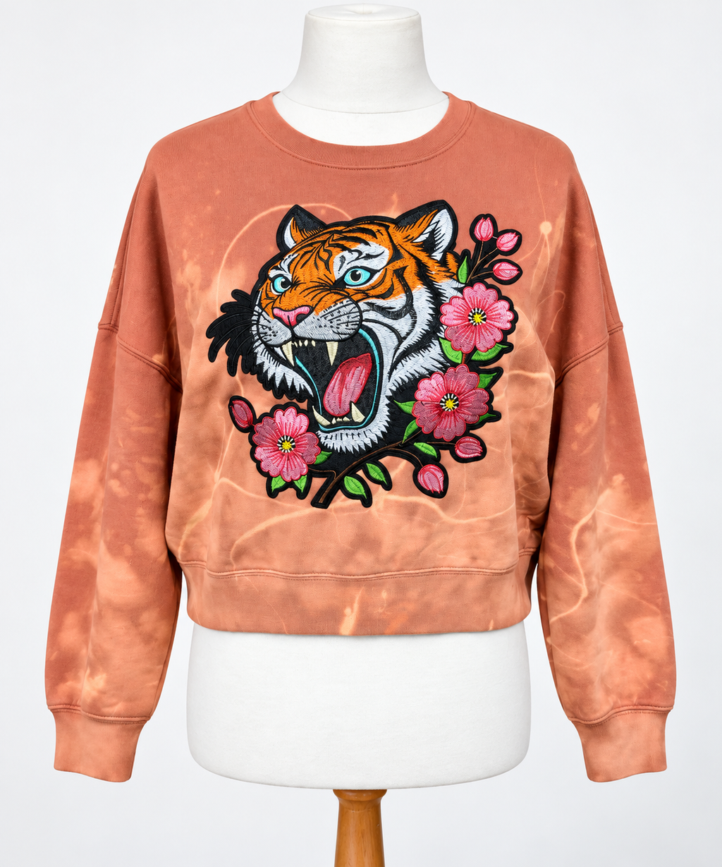 Organic Cotton Galaxy Cat Jumper S size