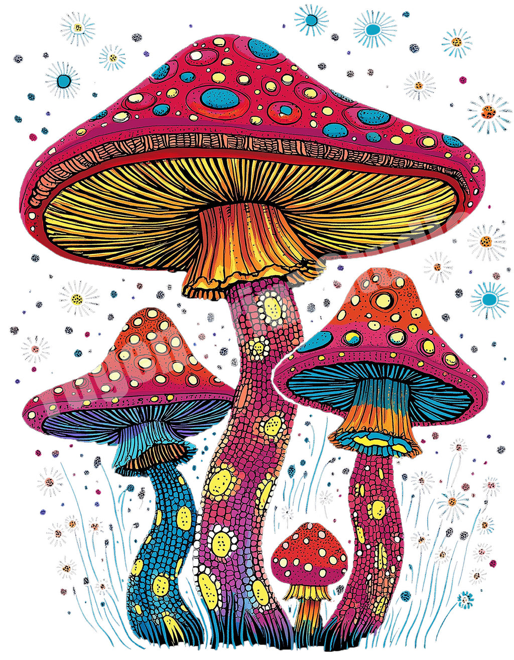 Dot Shroom Organic Cotton T-shirts