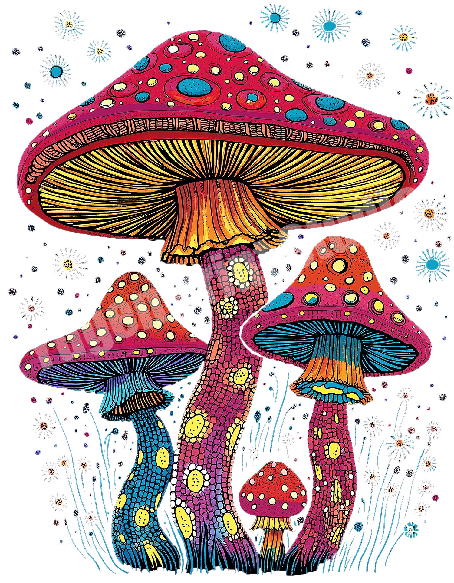 Dot Shroom Organic Cotton T-shirts