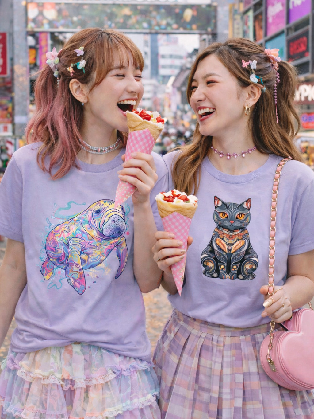 Silver Cat Organic Cotton T-shirts