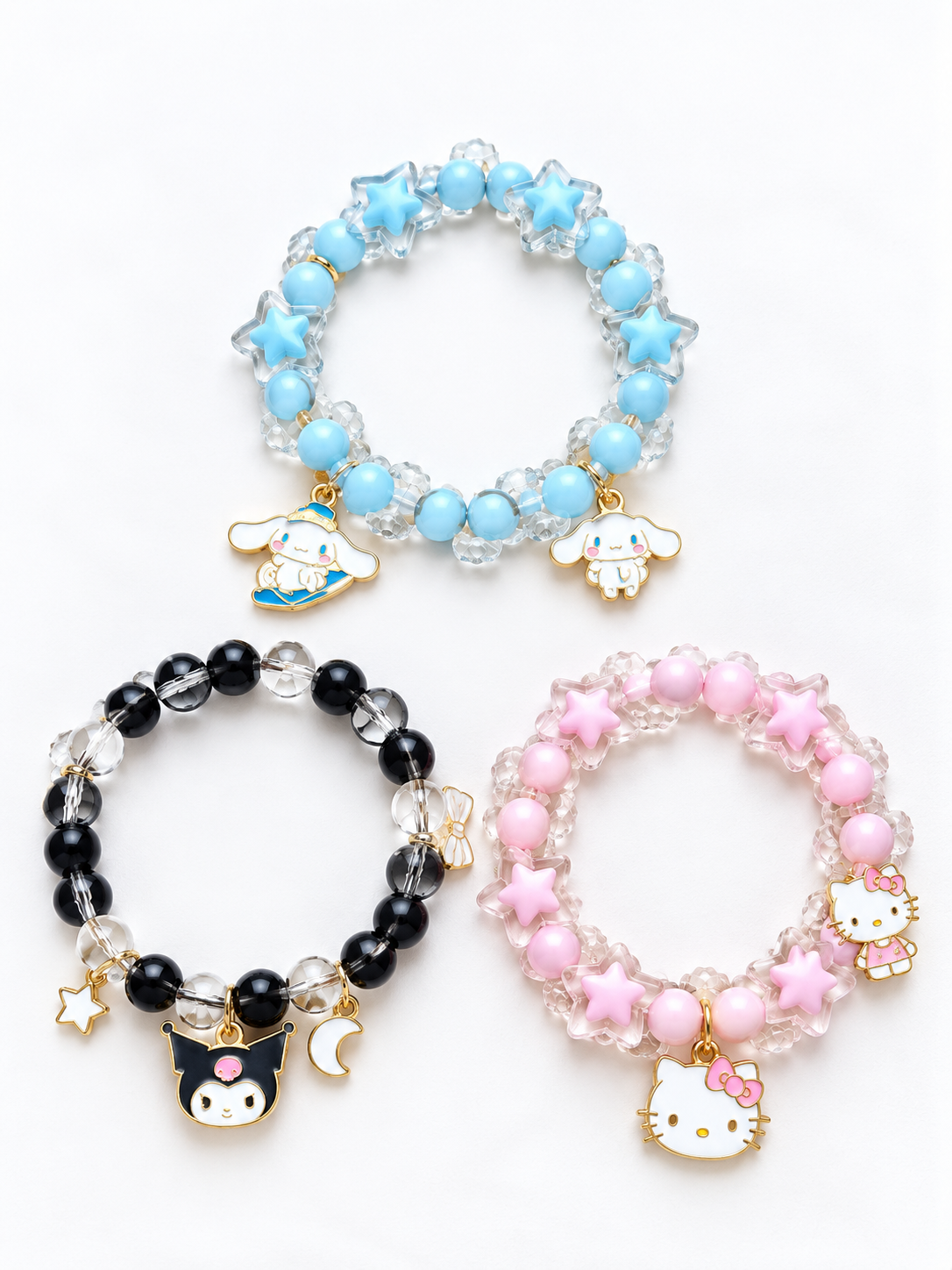 Sanrio Character Stretch Bead Bracelet