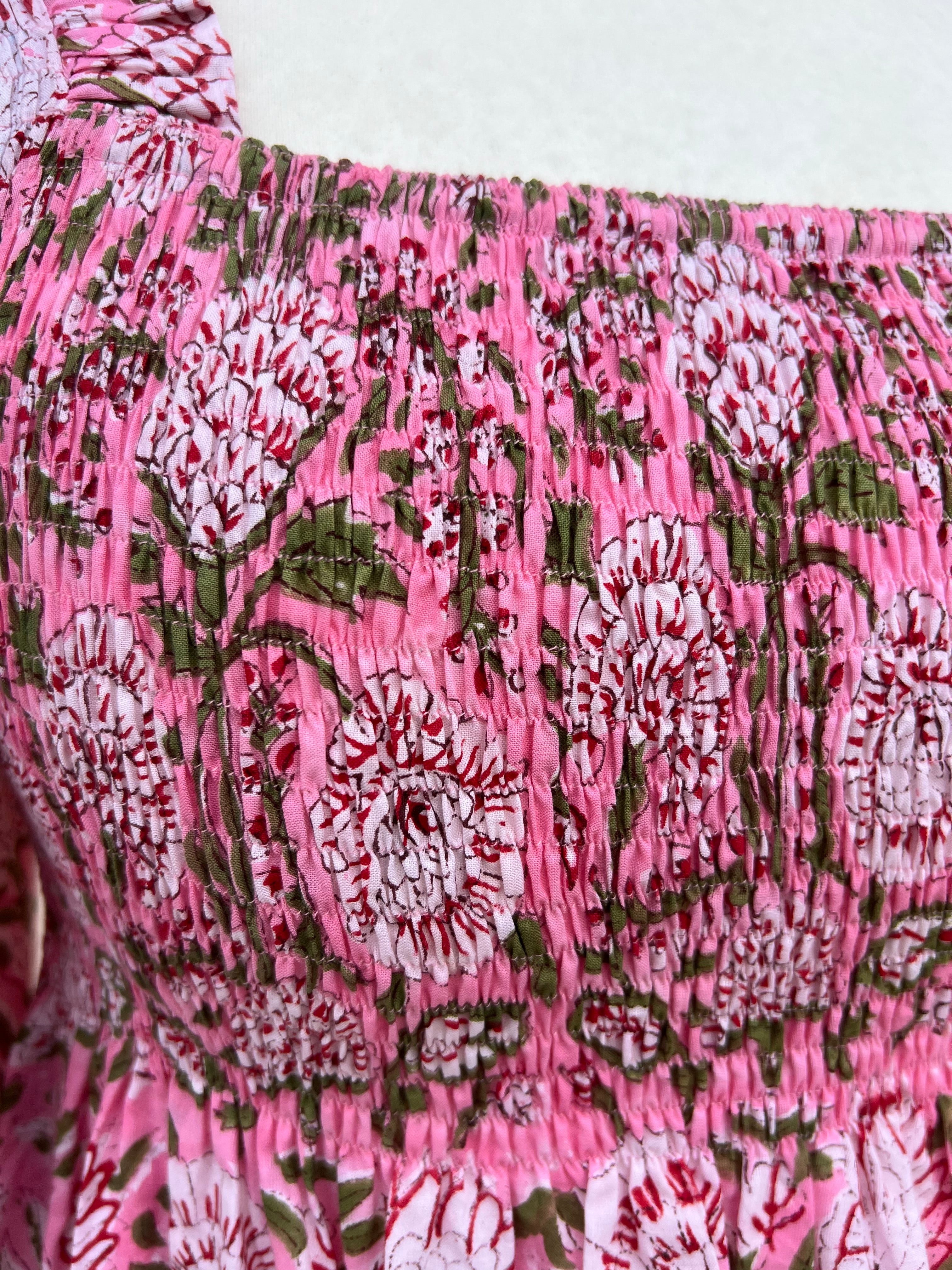 Hand Block Print Cotton Dress