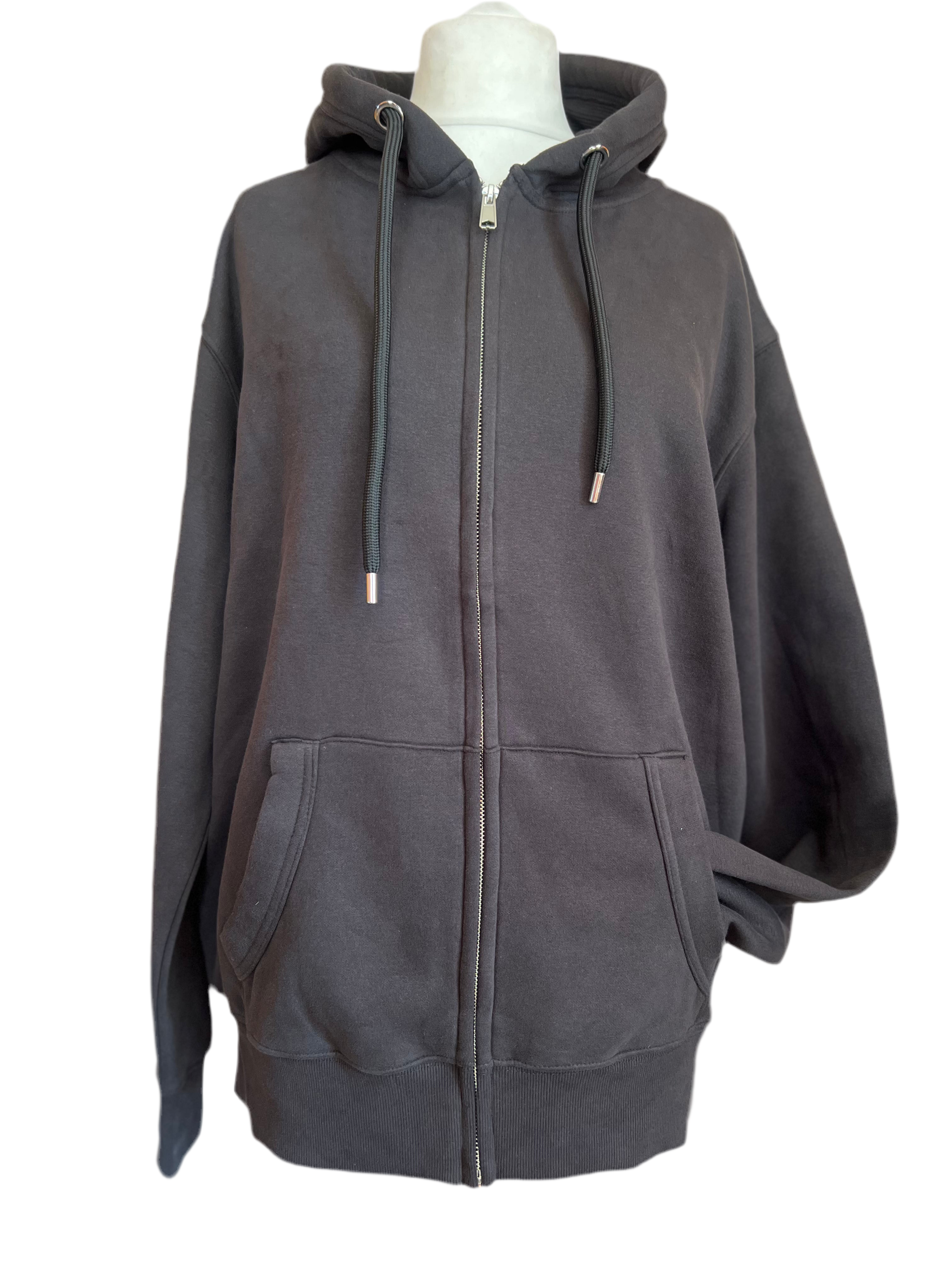 Handmade Upcycled Obi Organic Cotton Hoodie XLsize