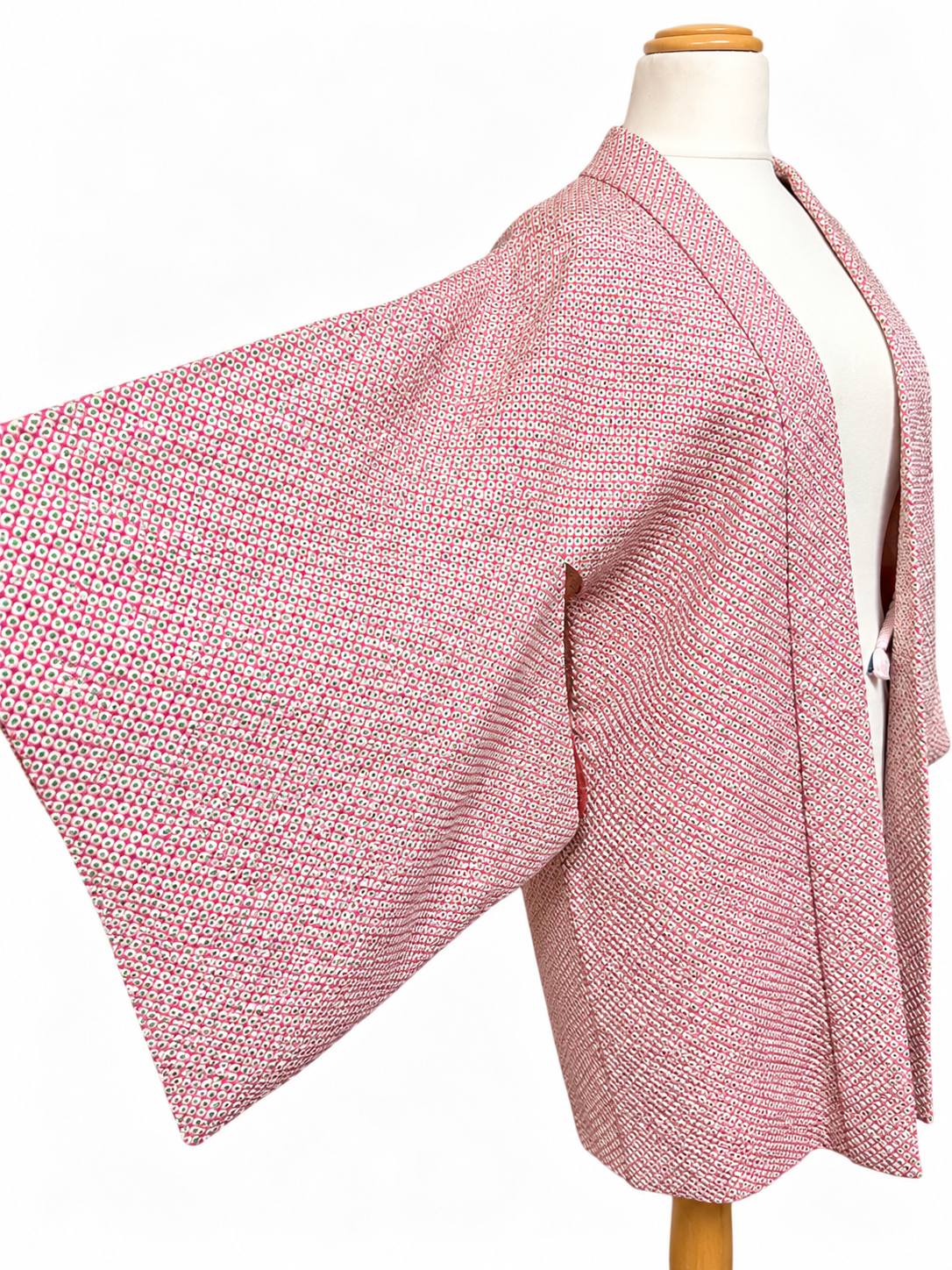 Vintage Japanese Silk Shibori Kimono