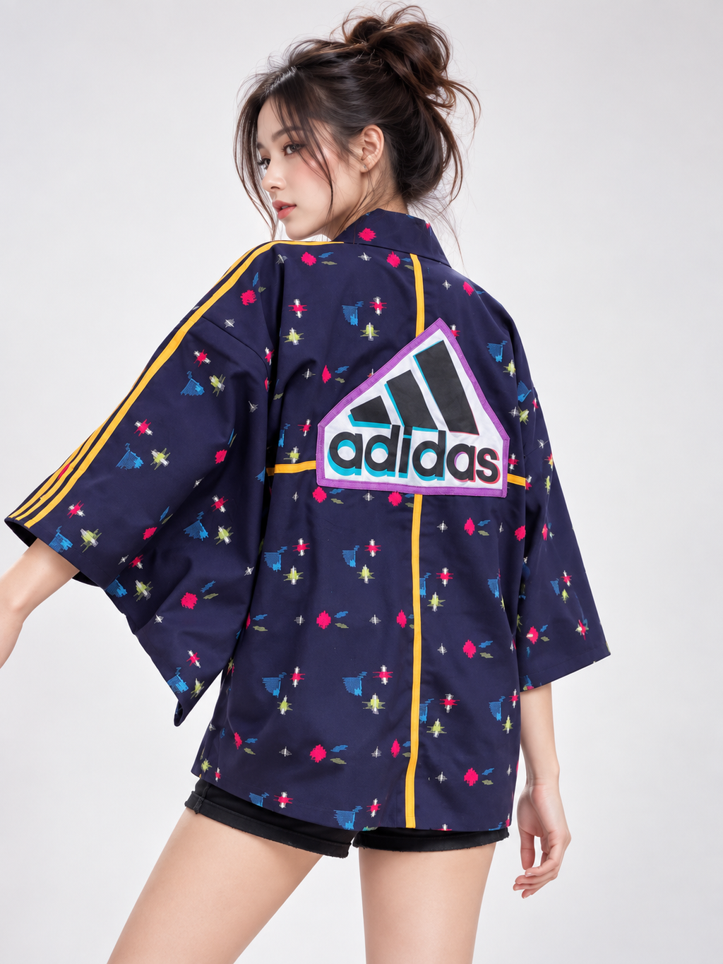 Rework handmade vintage haori Jacket