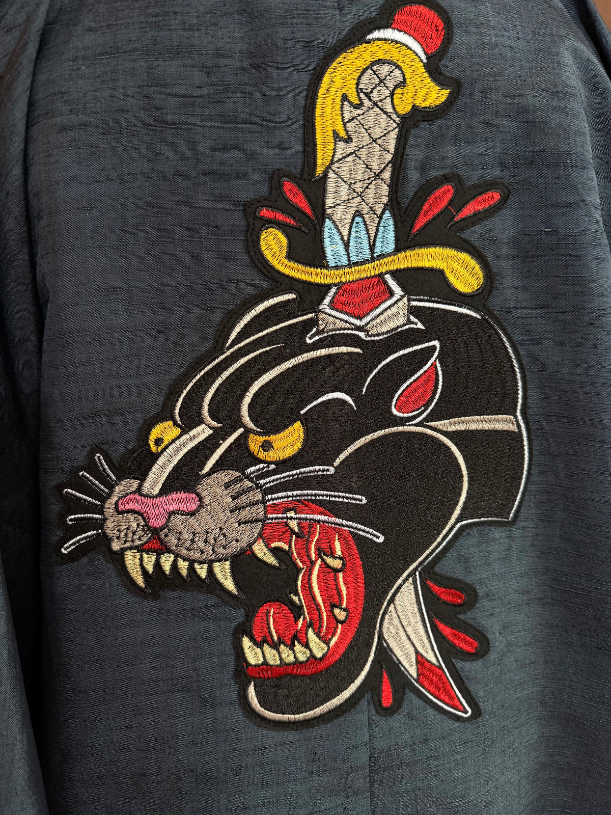 Reworked Vintage Japanese Men’s Kimono Jacket