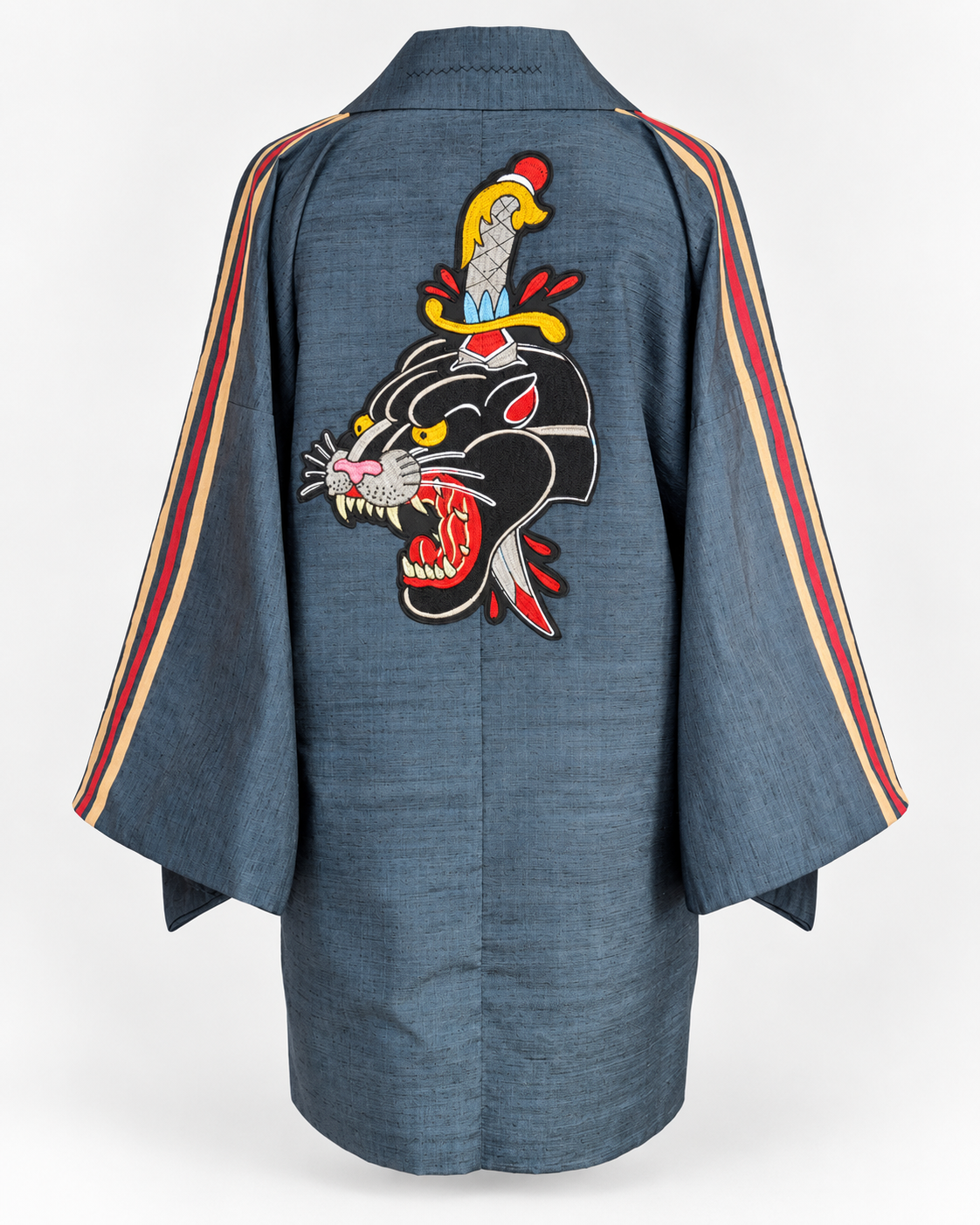 Reworked Vintage Japanese Men’s Kimono Jacket