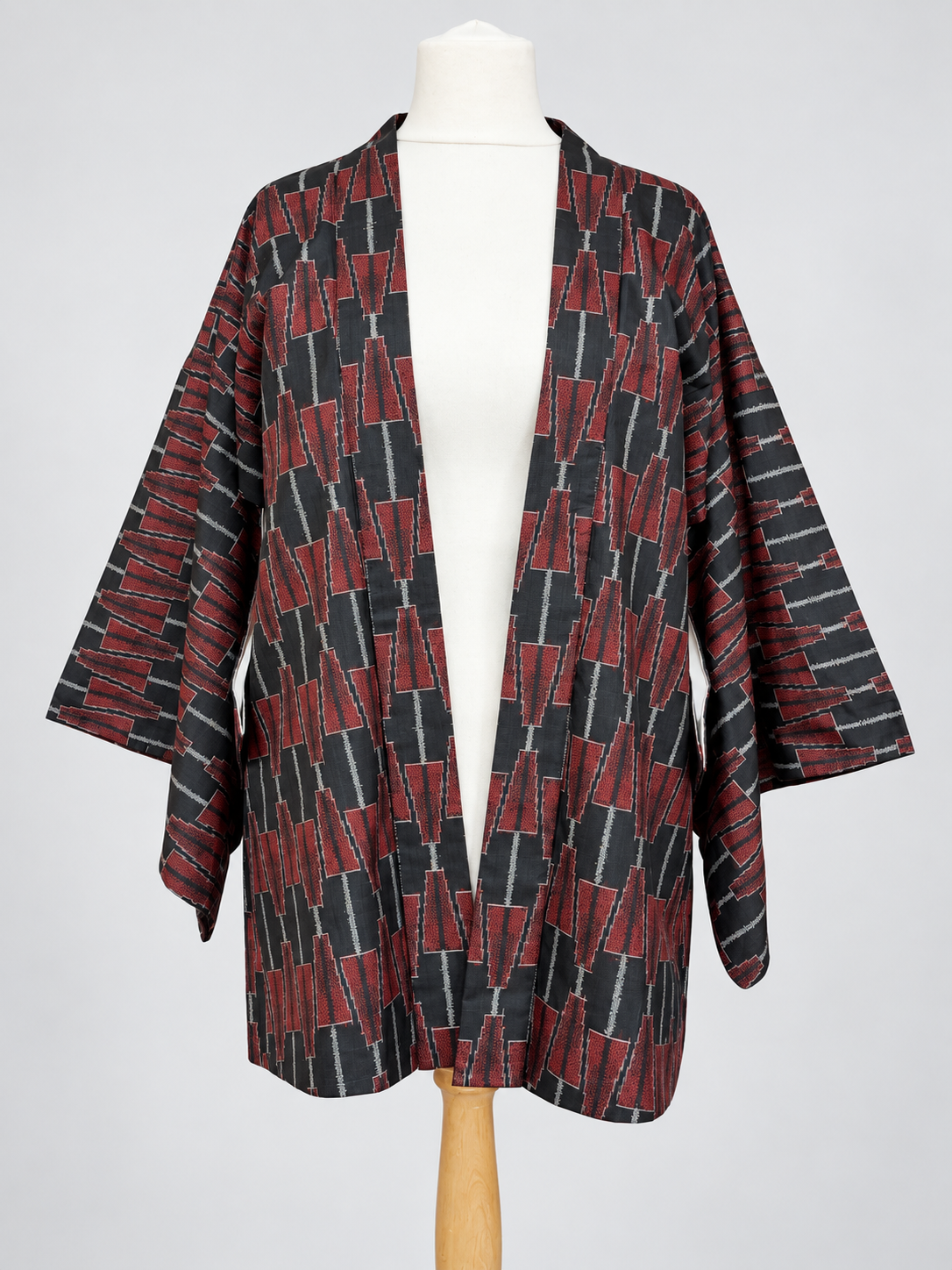 Vintage Japanese Oshima Tsumugi Kimono Jacket