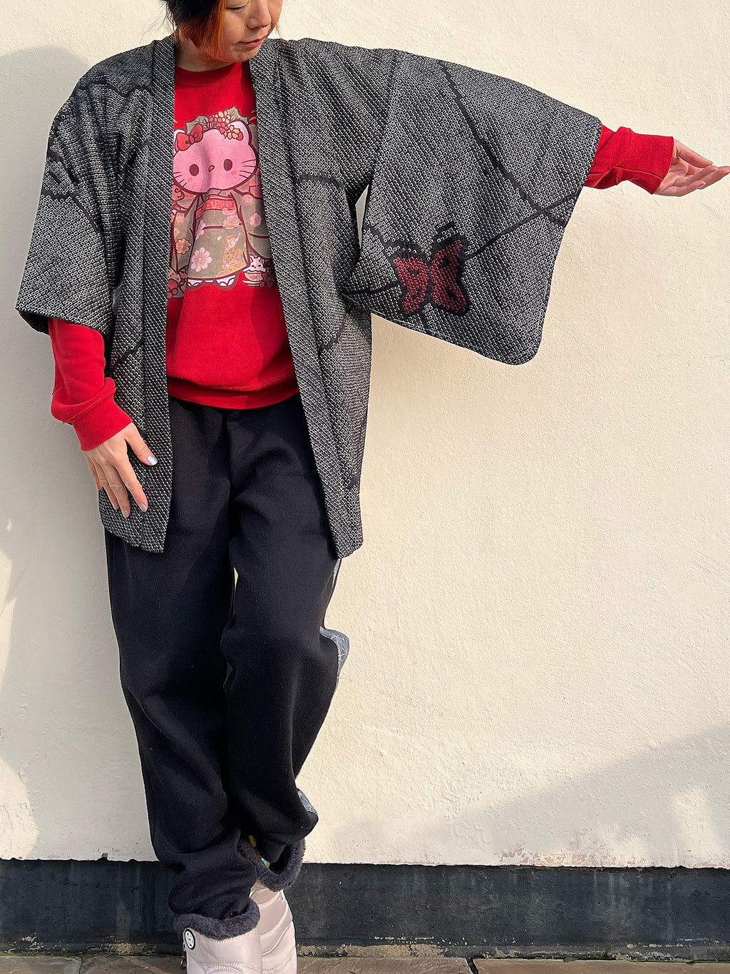 SHIBORI BLACK BUTTERFLY