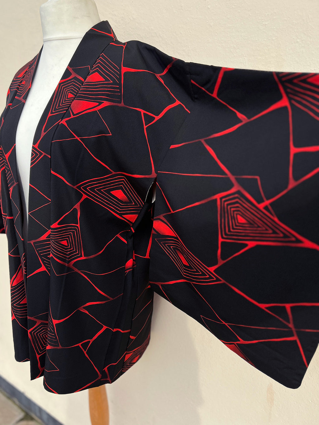 BLACK  AND RED SPIDERWEB