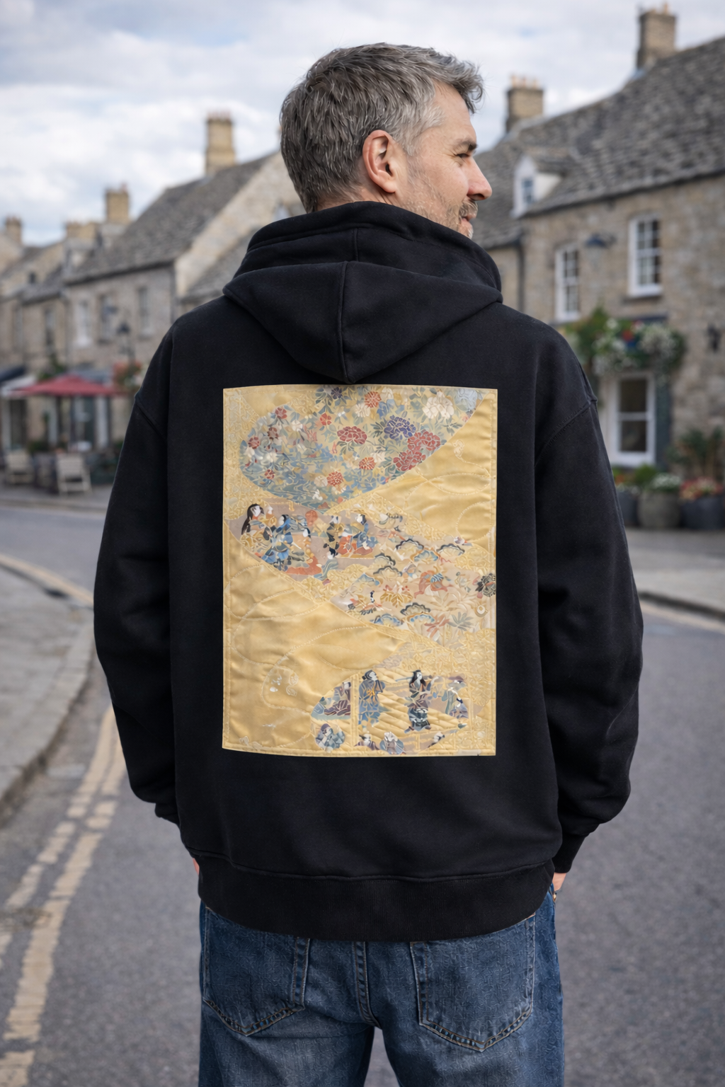 Festive Court Scenes Obi Hoodie