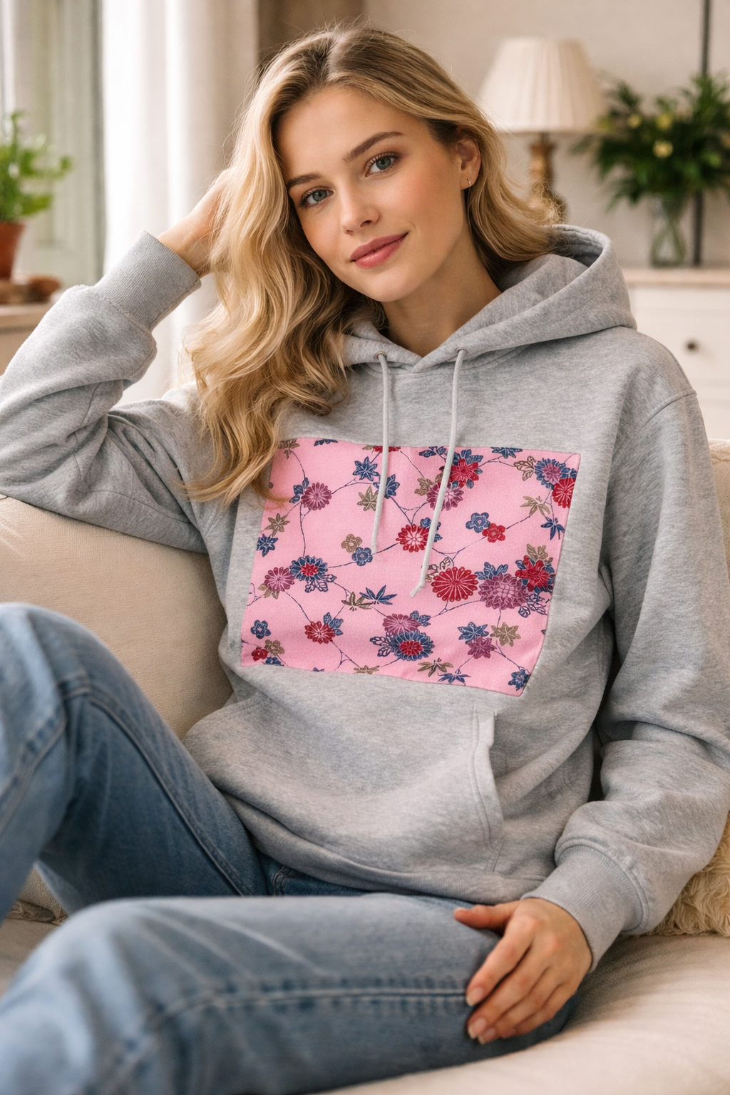Quiet Bloom Kimono Hoodie – One of a Kind