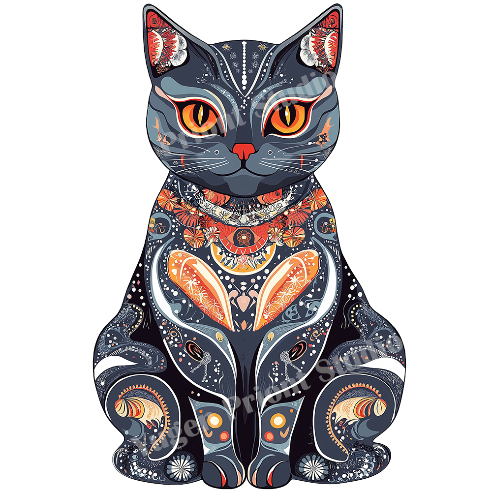 Silver Cat Organic Cotton T-shirts