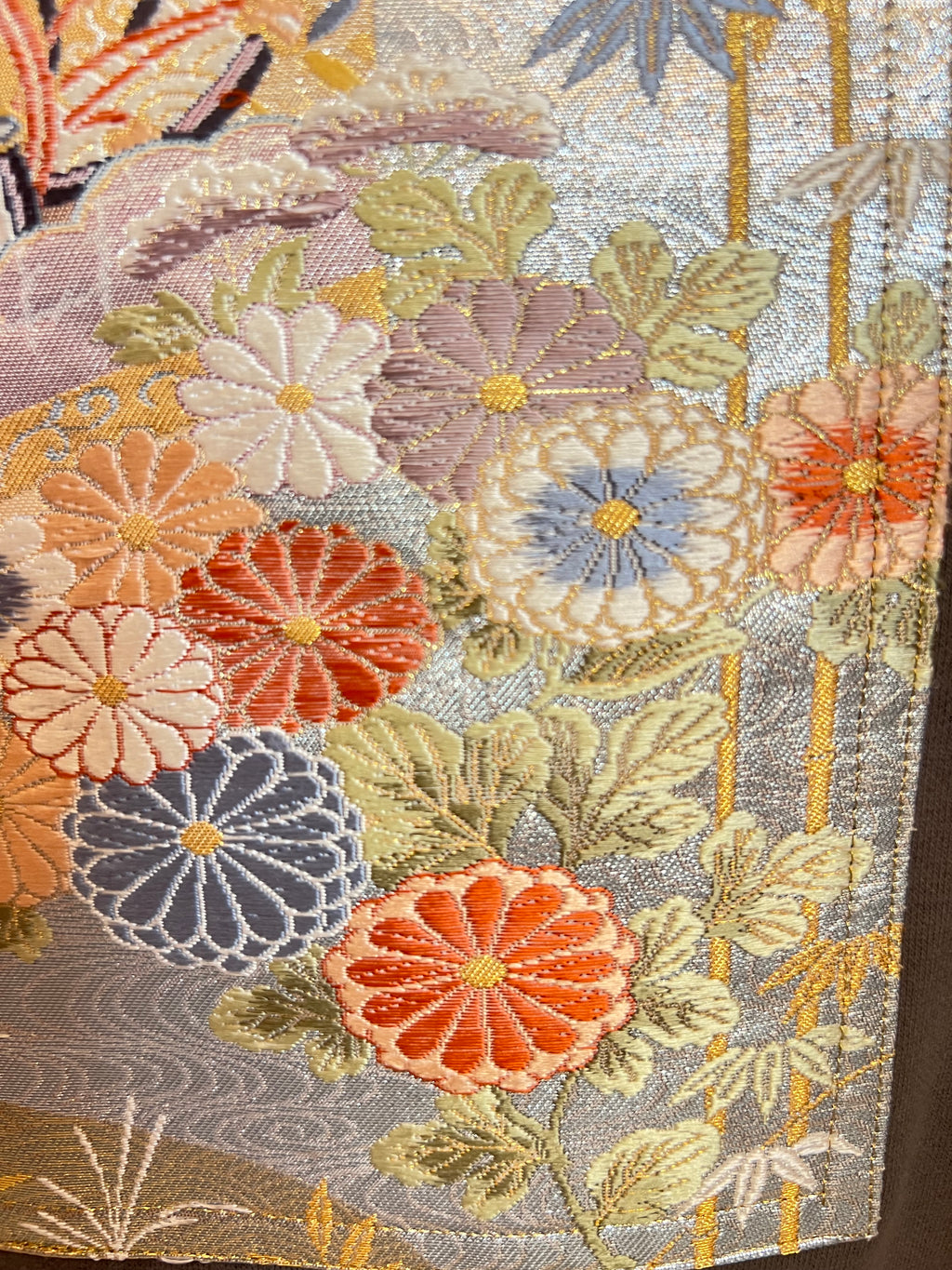 Handmade Upcycled Obi Organic Cotton Hoodie XLsize