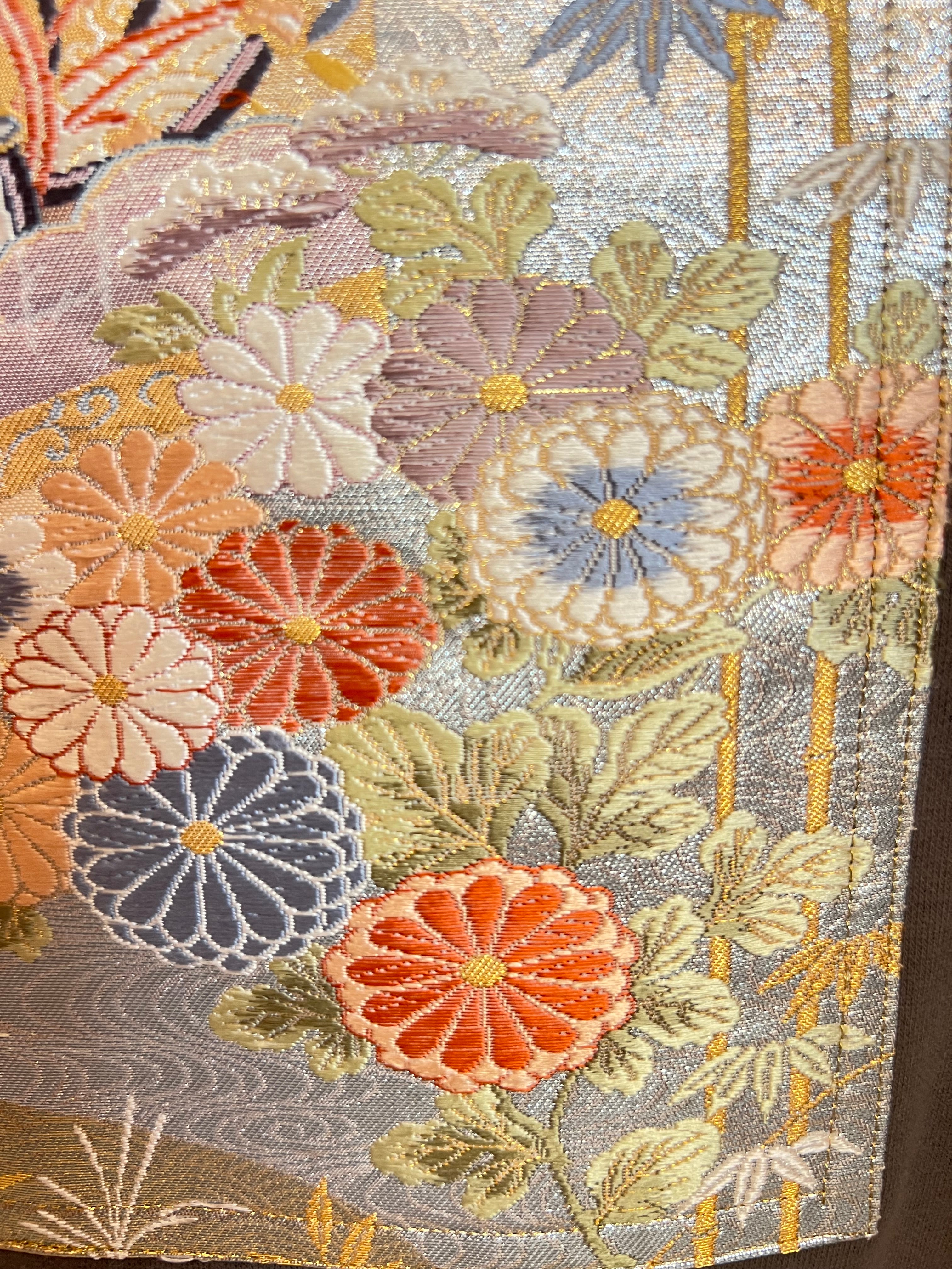 Handmade Upcycled Obi Organic Cotton Hoodie XLsize