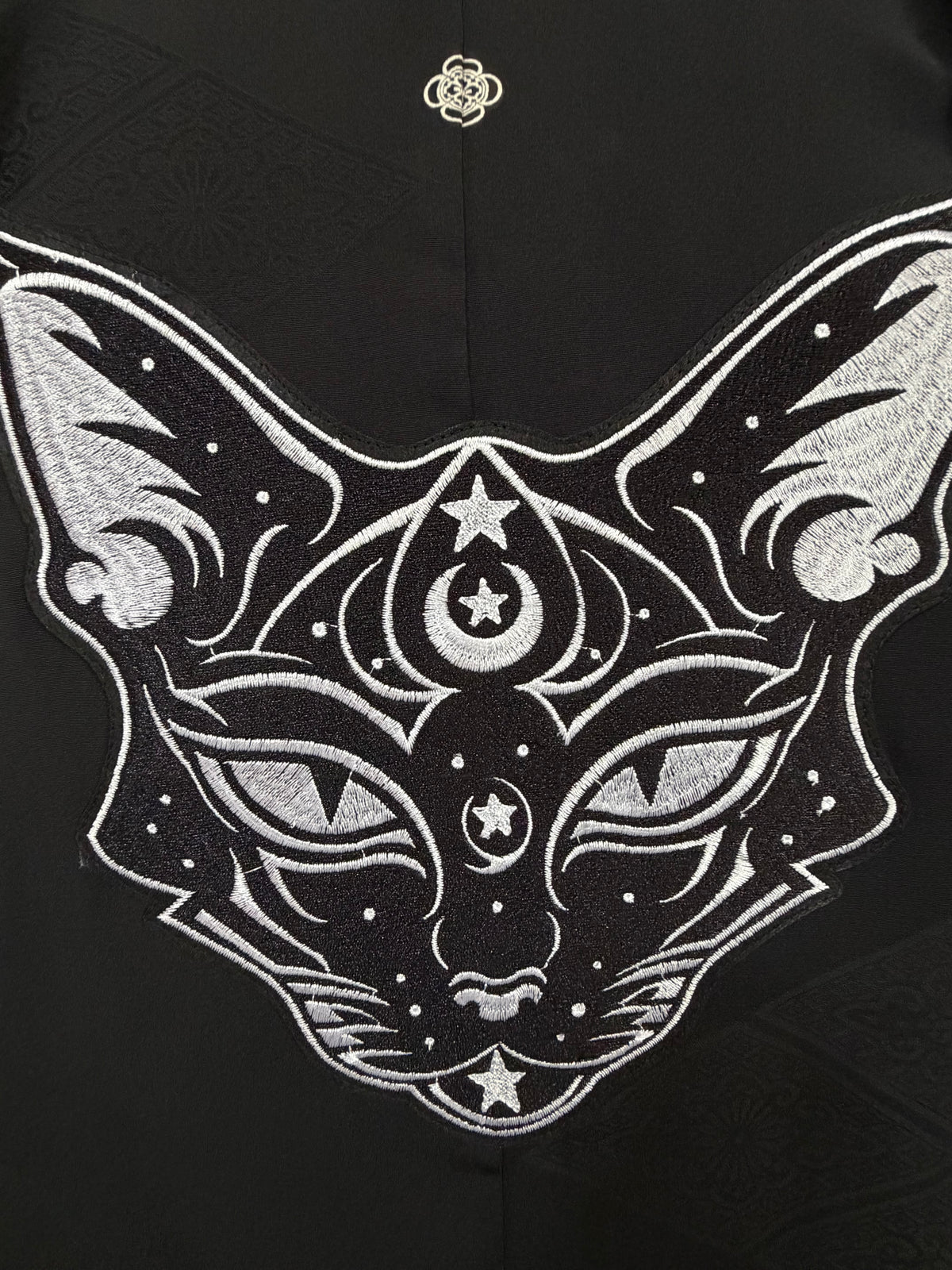 Reworked Vintage Family crest Kimono Jacket