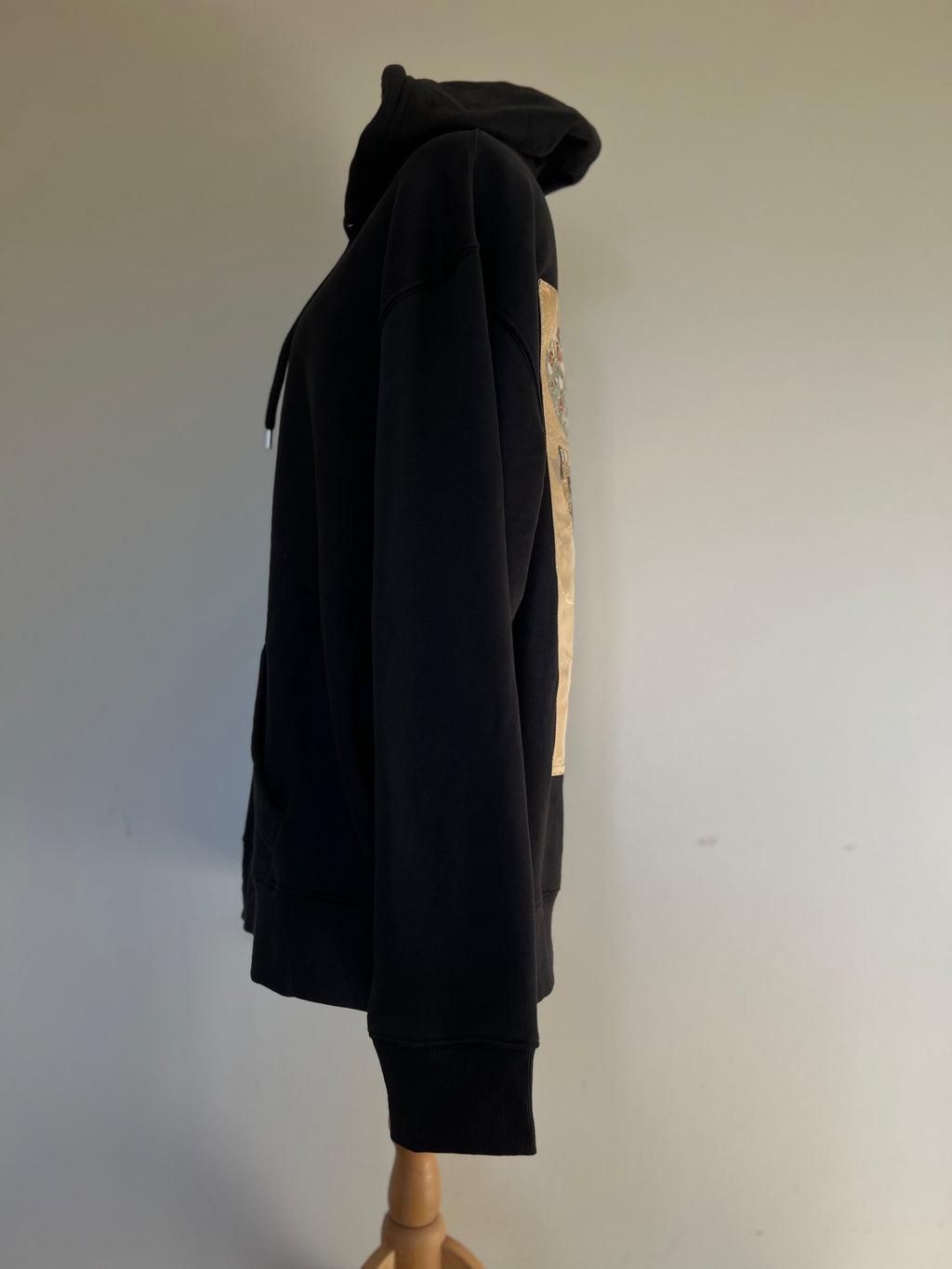 Handmade Upcycled Obi Organic Cotton Hoodie XL size