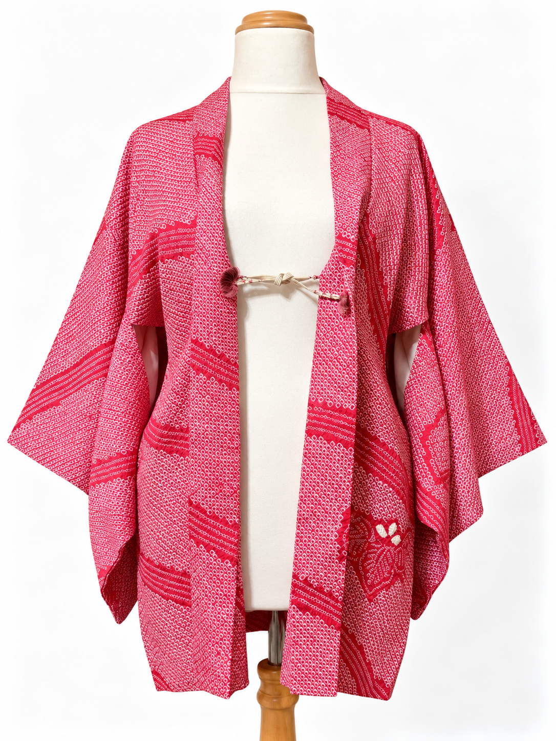 Vintage Japanese Silk Shibori Kimono