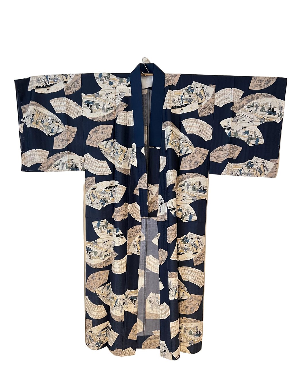 Vintage Japanese Wool Juban Robe One of a Kind Men’s House Coat