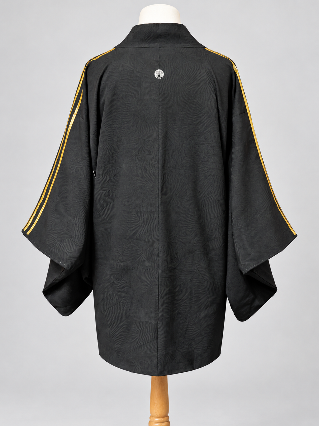 Reworked Vintage Japanese Family Crest Kimono Jacket
