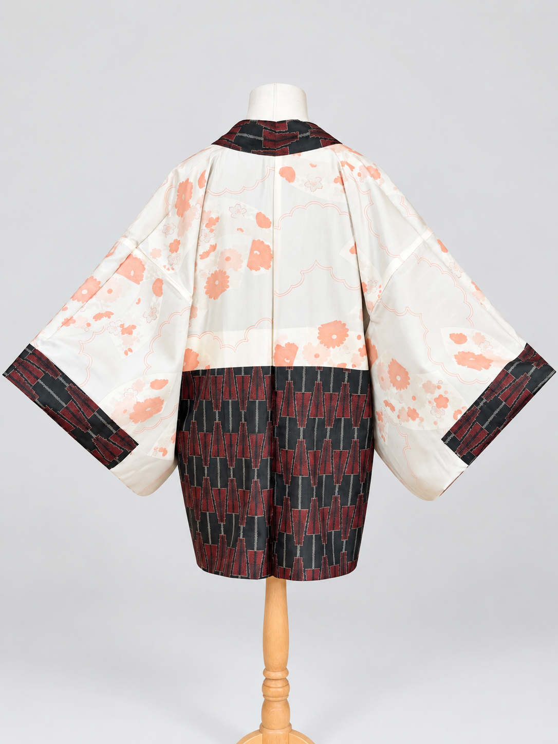 Vintage Japanese Oshima Tsumugi Kimono Jacket