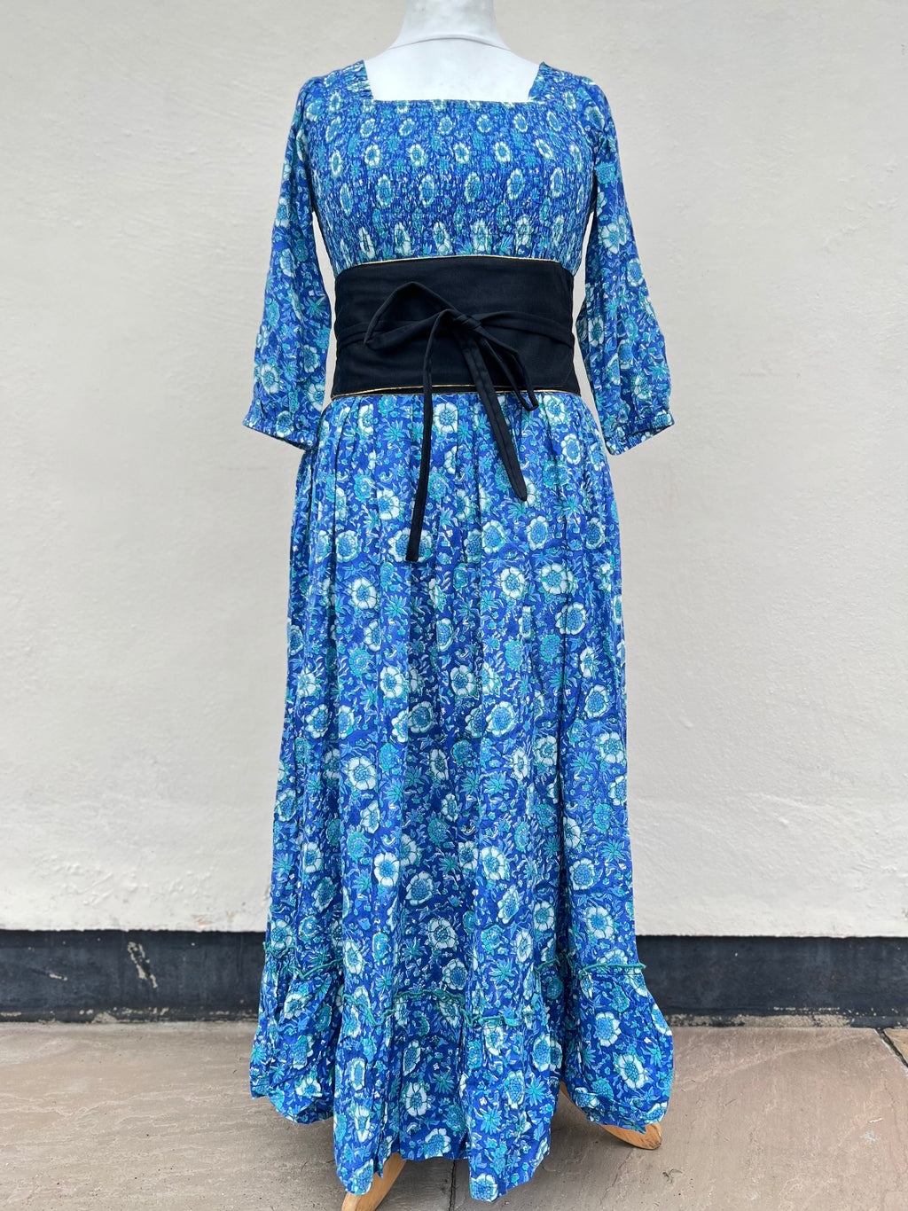 Reversible Upcycled Obi Belt – Made from Vintage Kimono Lining