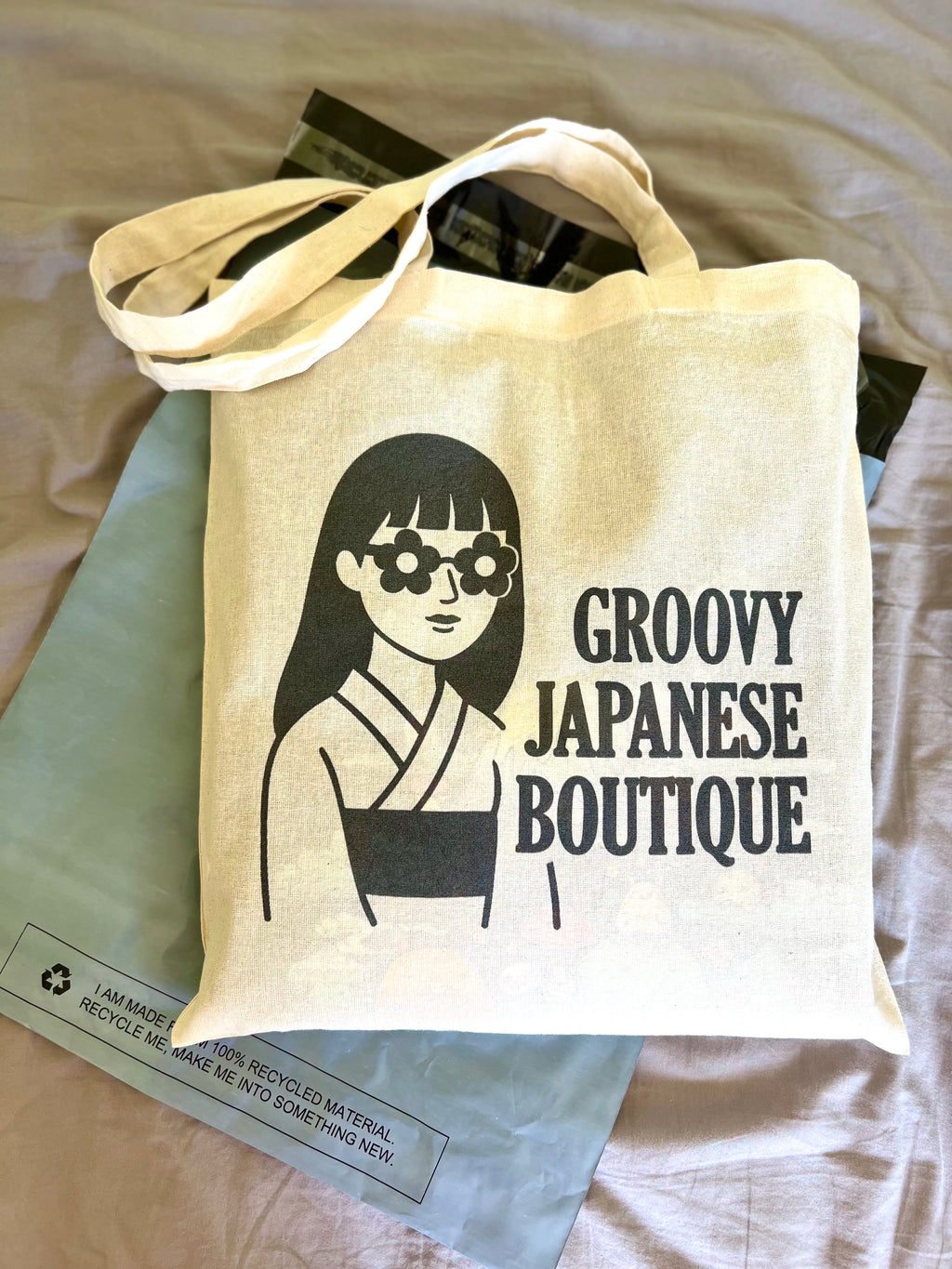 ORIGINAL PRINTED COTTON TOTE BAG