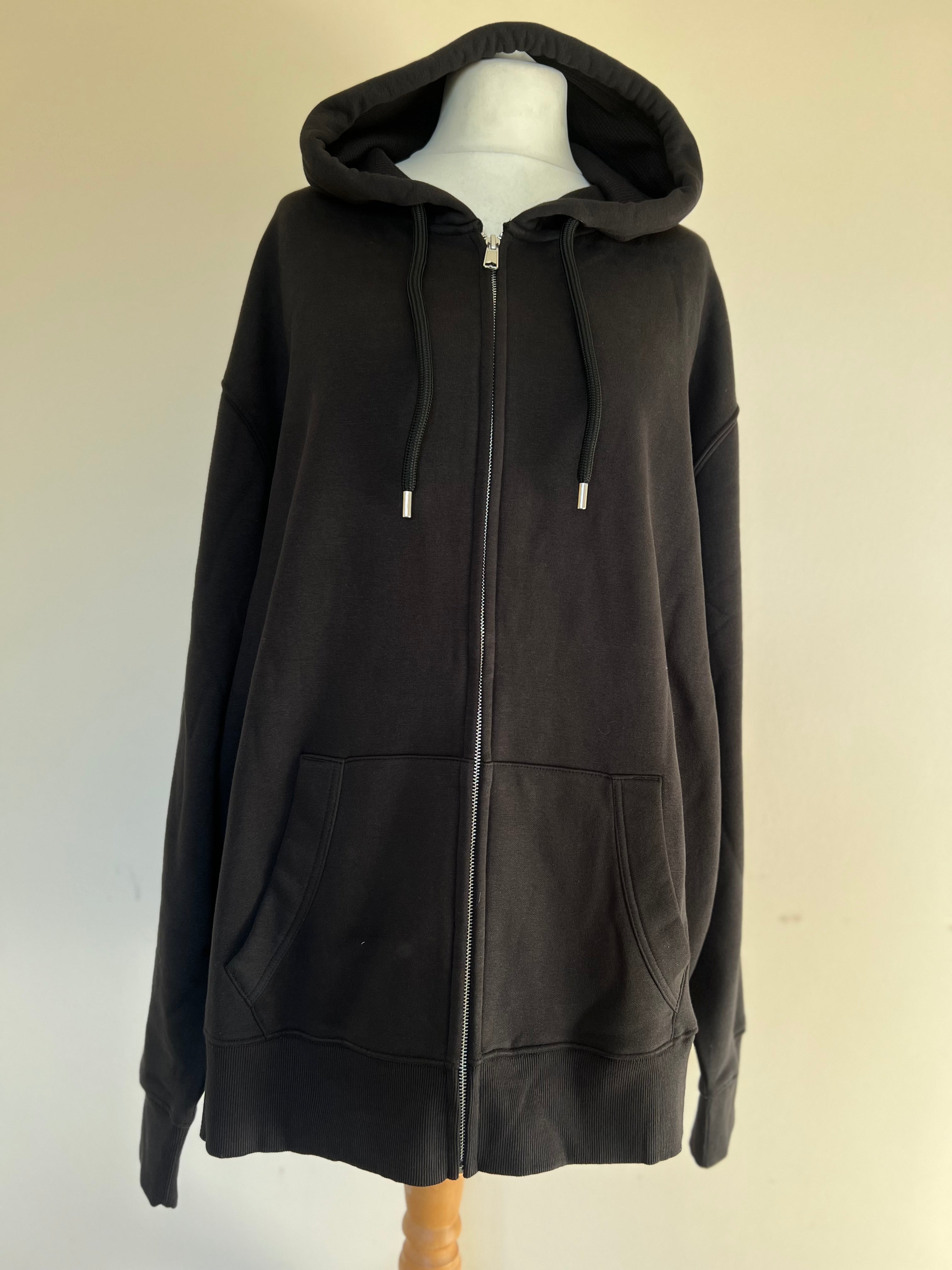 Handmade Upcycled Obi Organic Cotton Hoodie 3XL size