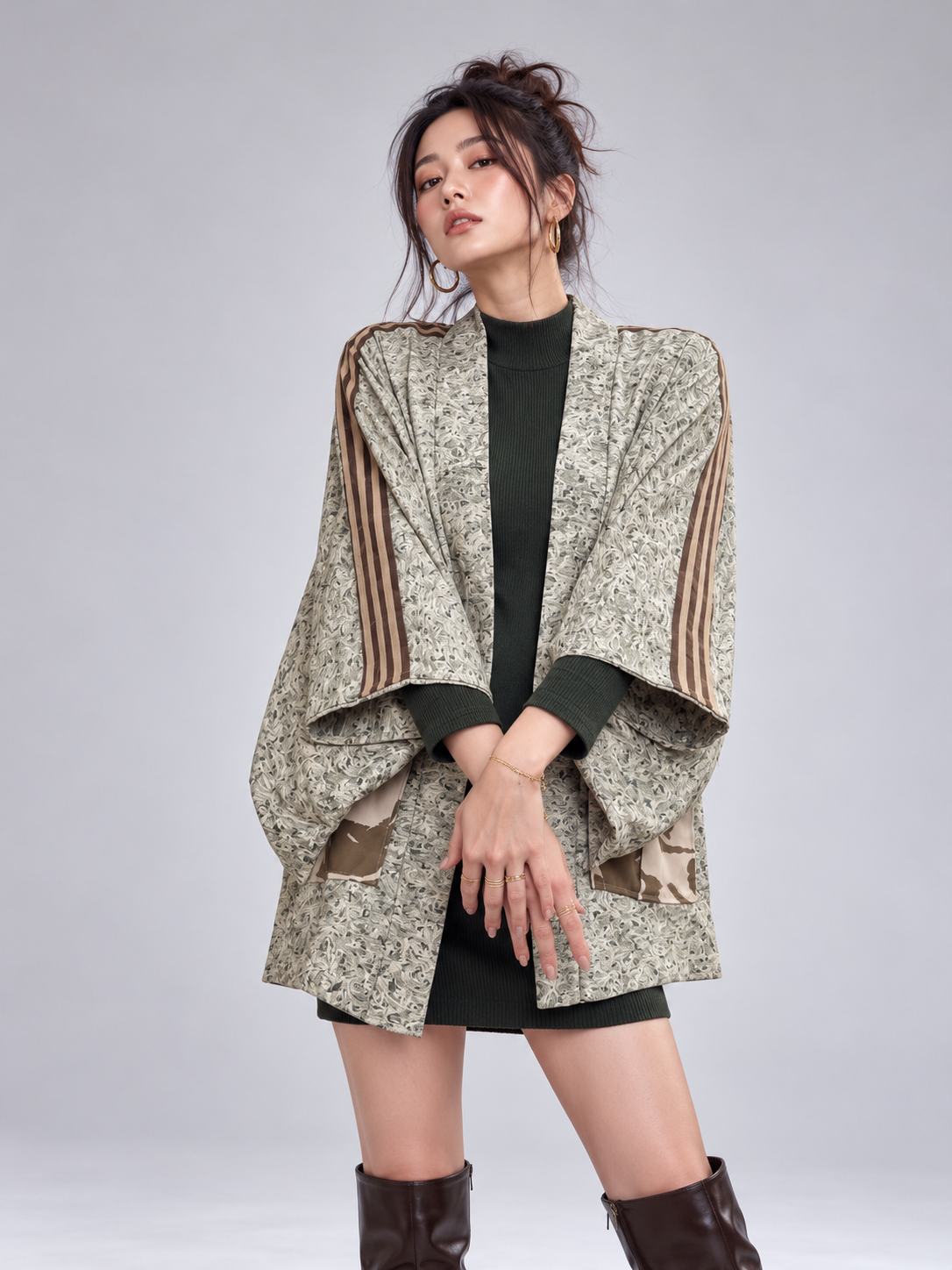 Reworked Vintage Japanese Kimono Jacket