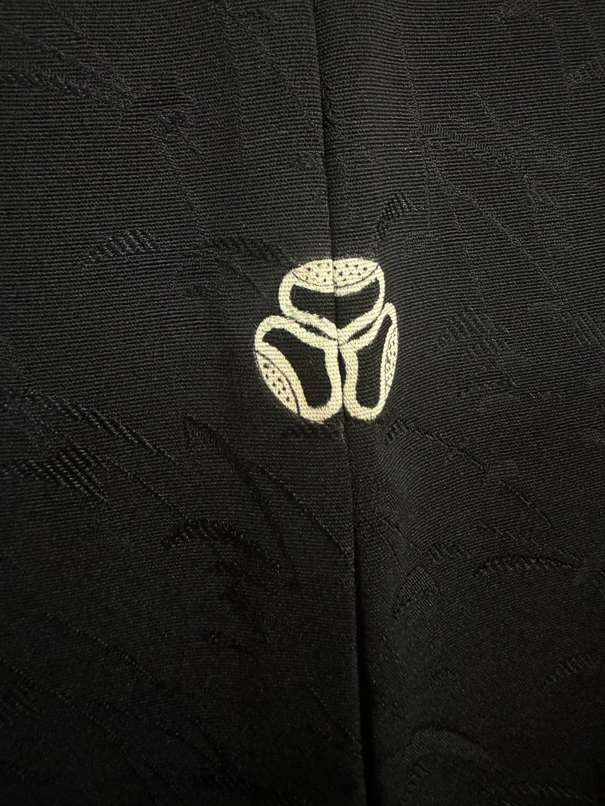 Reworked Vintage Japanese Family Crest Kimono Jacket