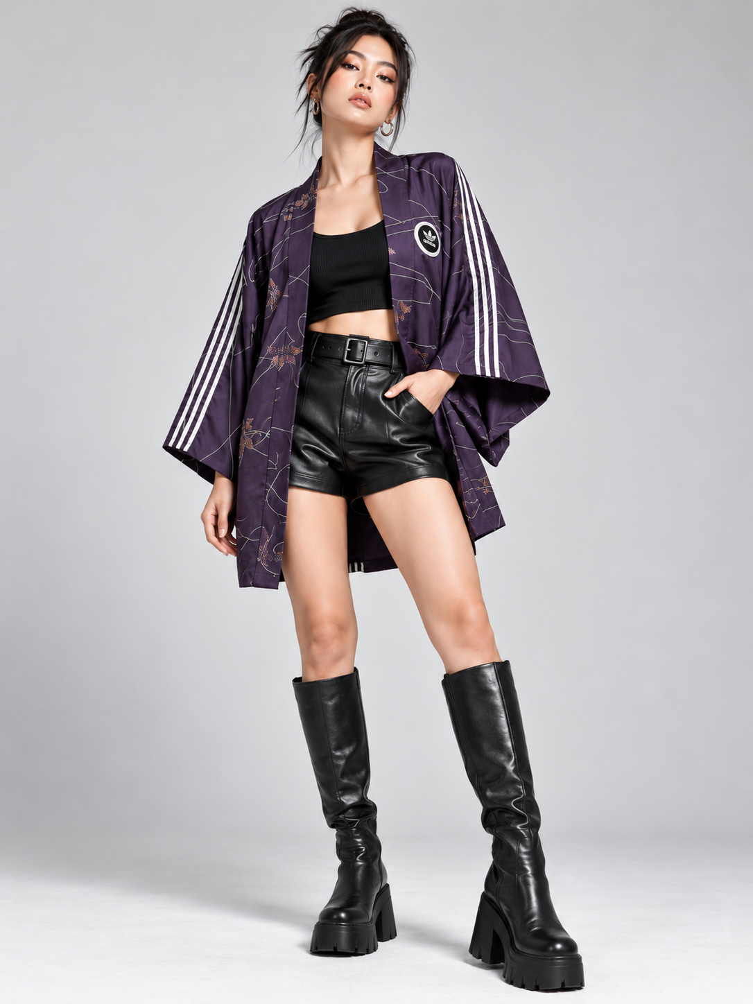 Reworked Vintage Japanese Kimono Jacket