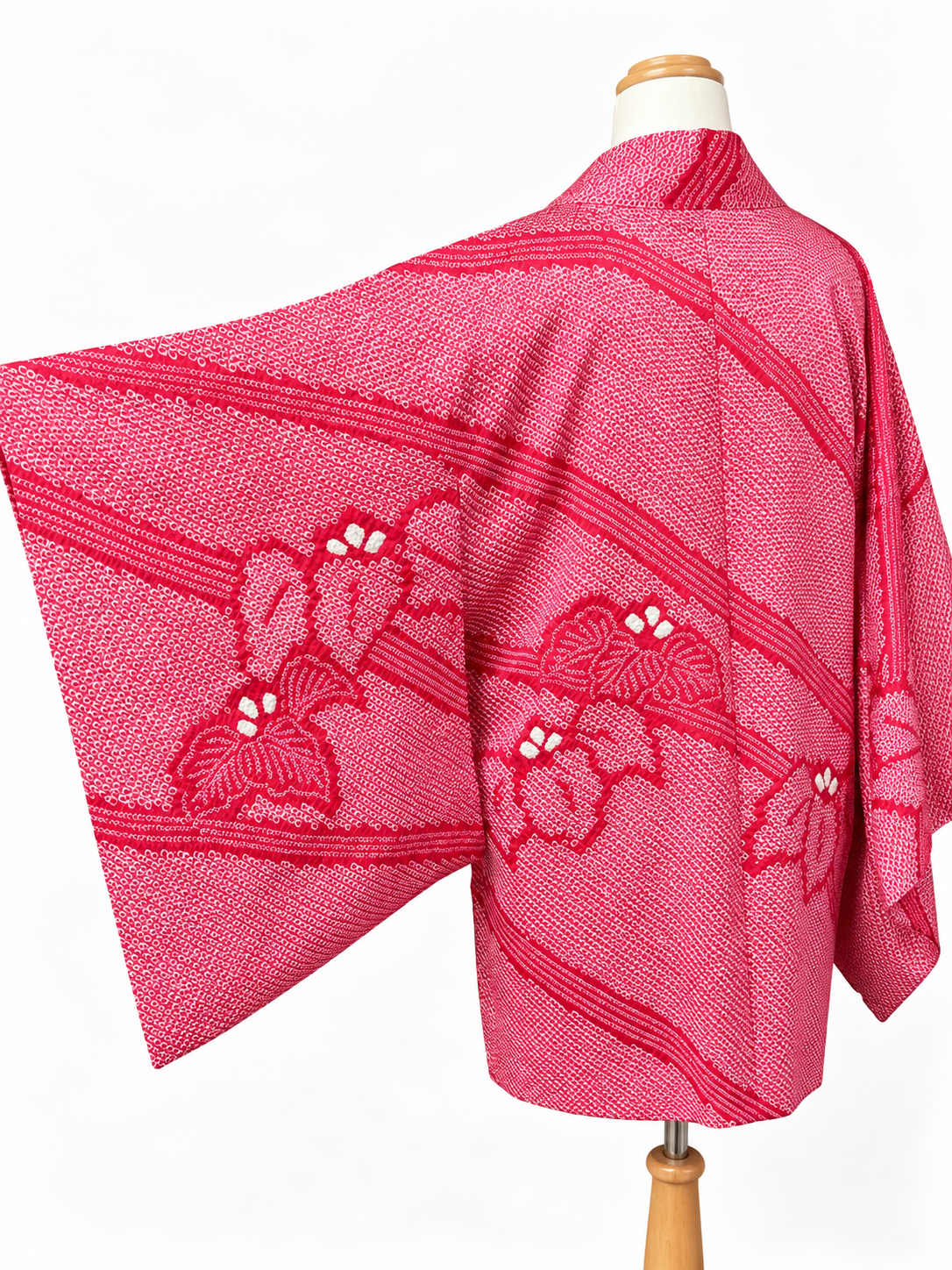 Vintage Japanese Silk Shibori Kimono