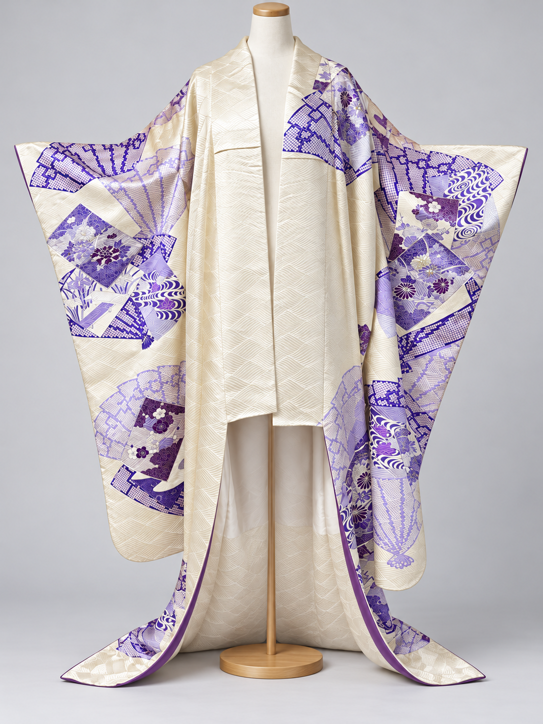 Vintage Japanese Silk Furisode Kimono