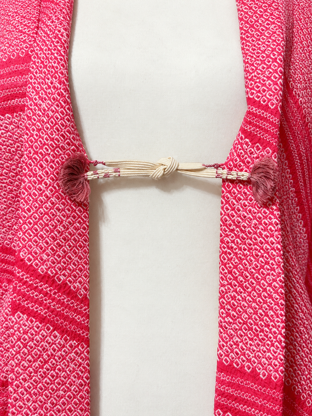 Vintage Japanese Silk Shibori Kimono