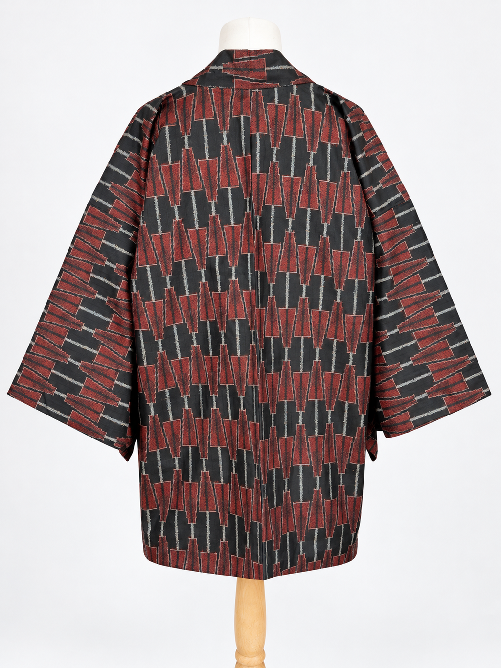 Vintage Japanese Oshima Tsumugi Kimono Jacket