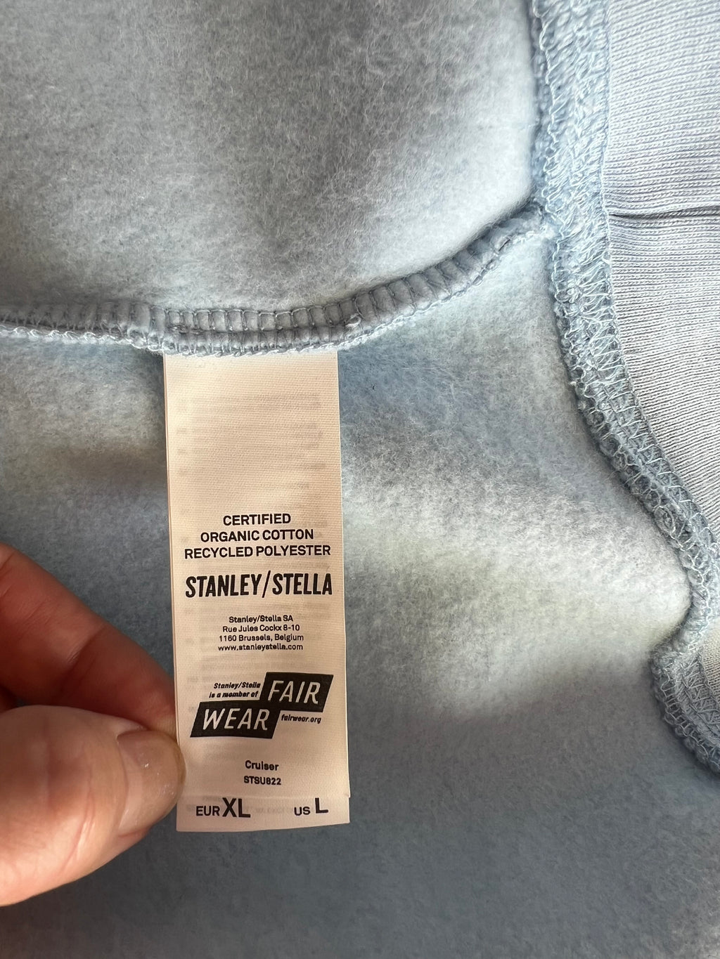 Handmade Upcycled Kimono Organic Cotton Hoodie XL size