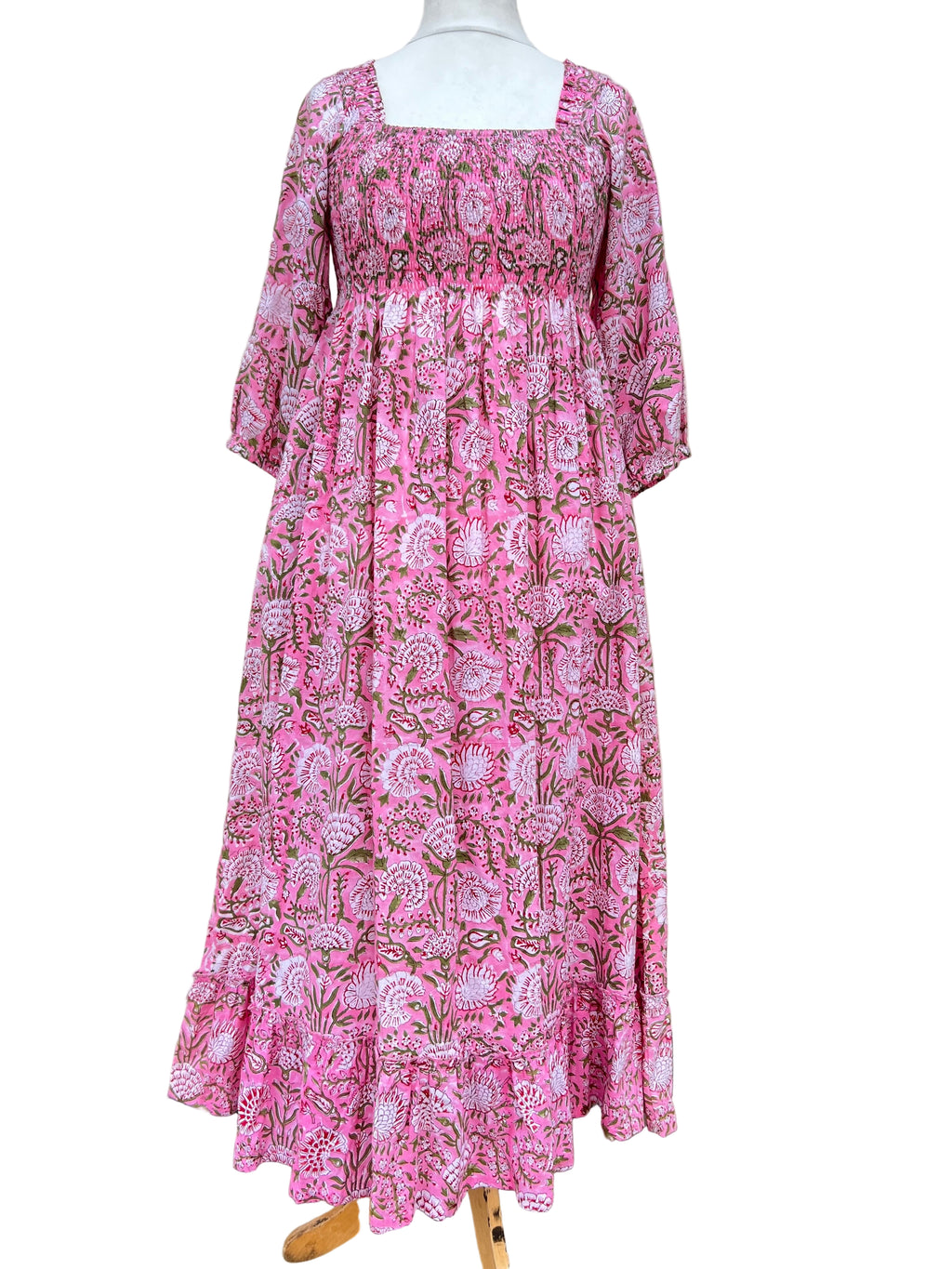 Hand Block Print Cotton Dress