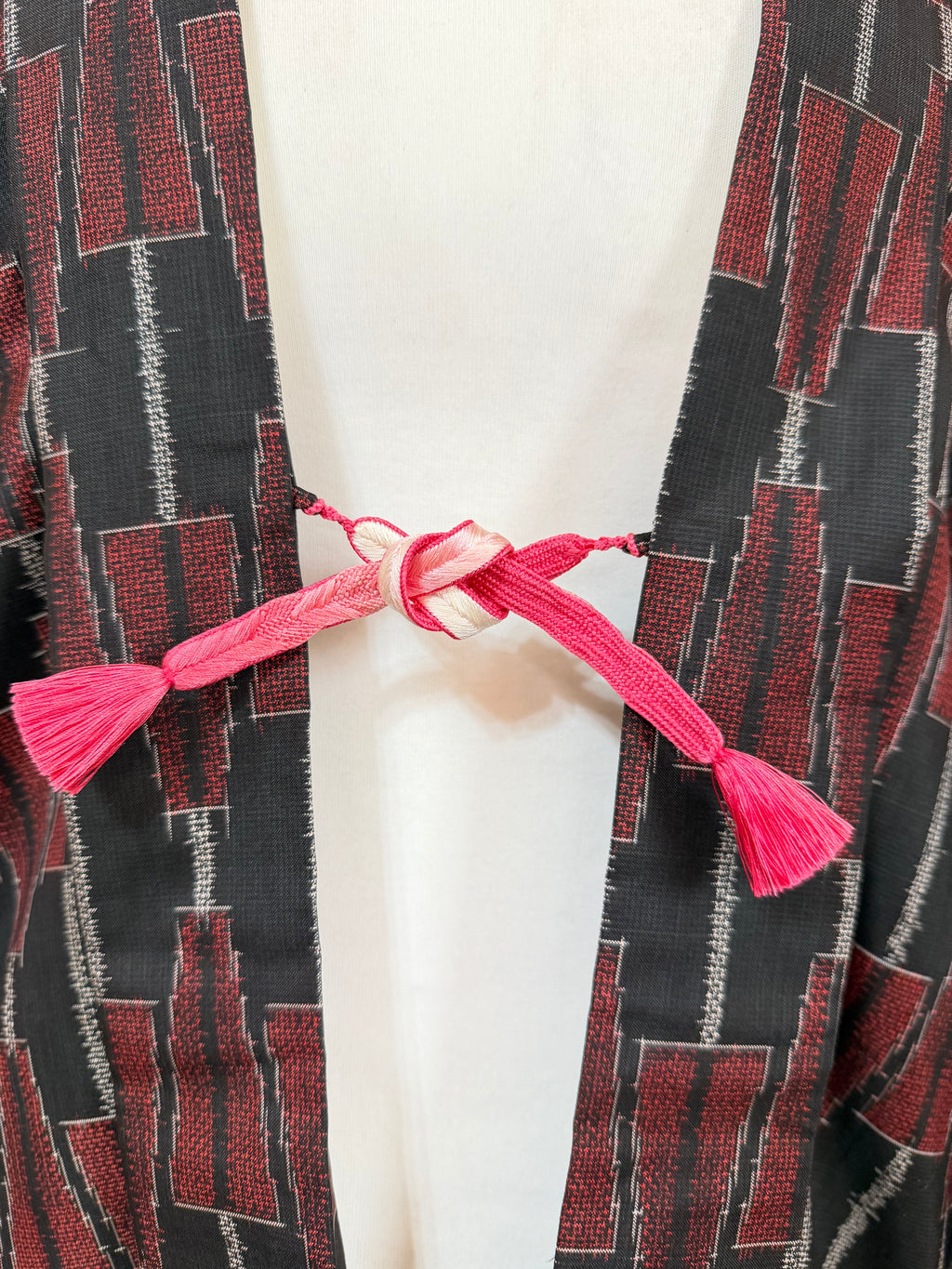 Vintage Japanese Oshima Tsumugi Kimono Jacket