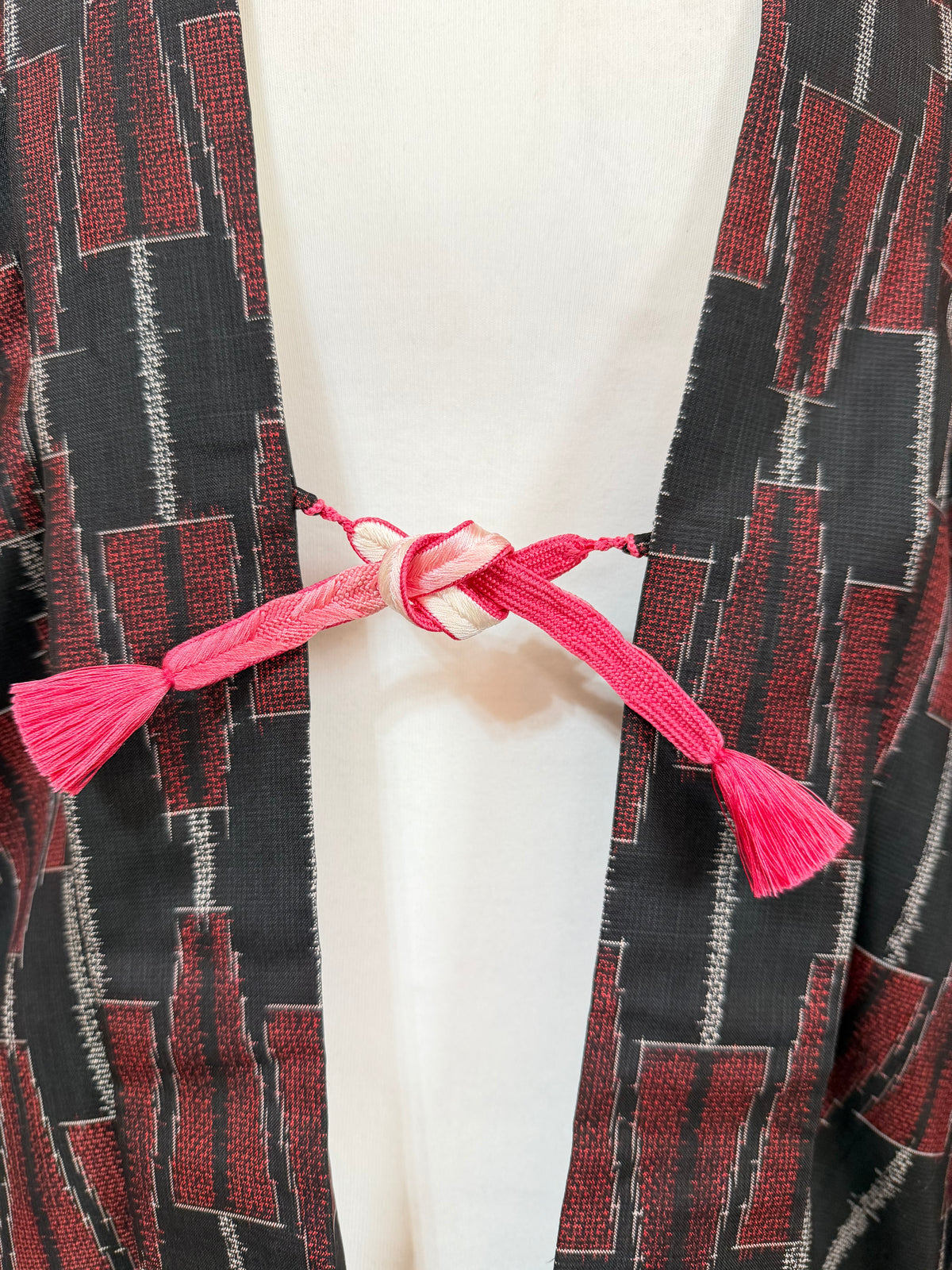 Vintage Japanese Oshima Tsumugi Kimono Jacket