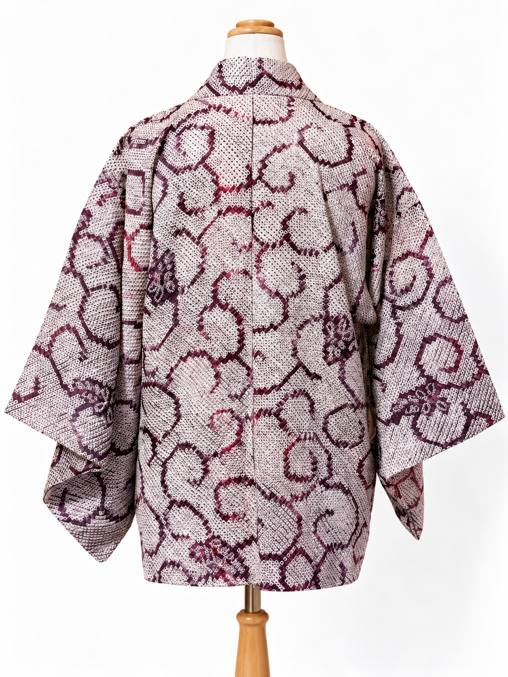 Vintage Japanese Silk Shibori Kimono