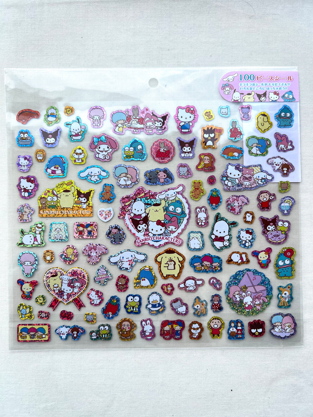 SANRIO 100-PIECE STICKER - Exclusive Collection