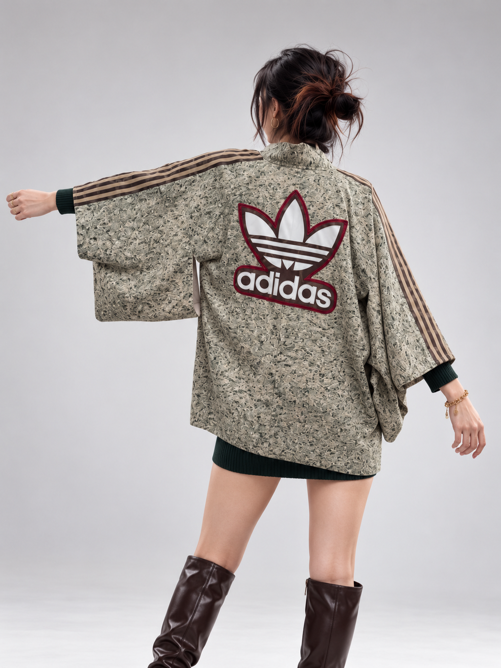 Reworked Vintage Japanese Kimono Jacket