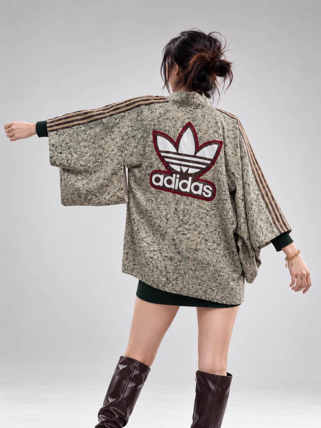 Reworked Vintage Japanese Kimono Jacket
