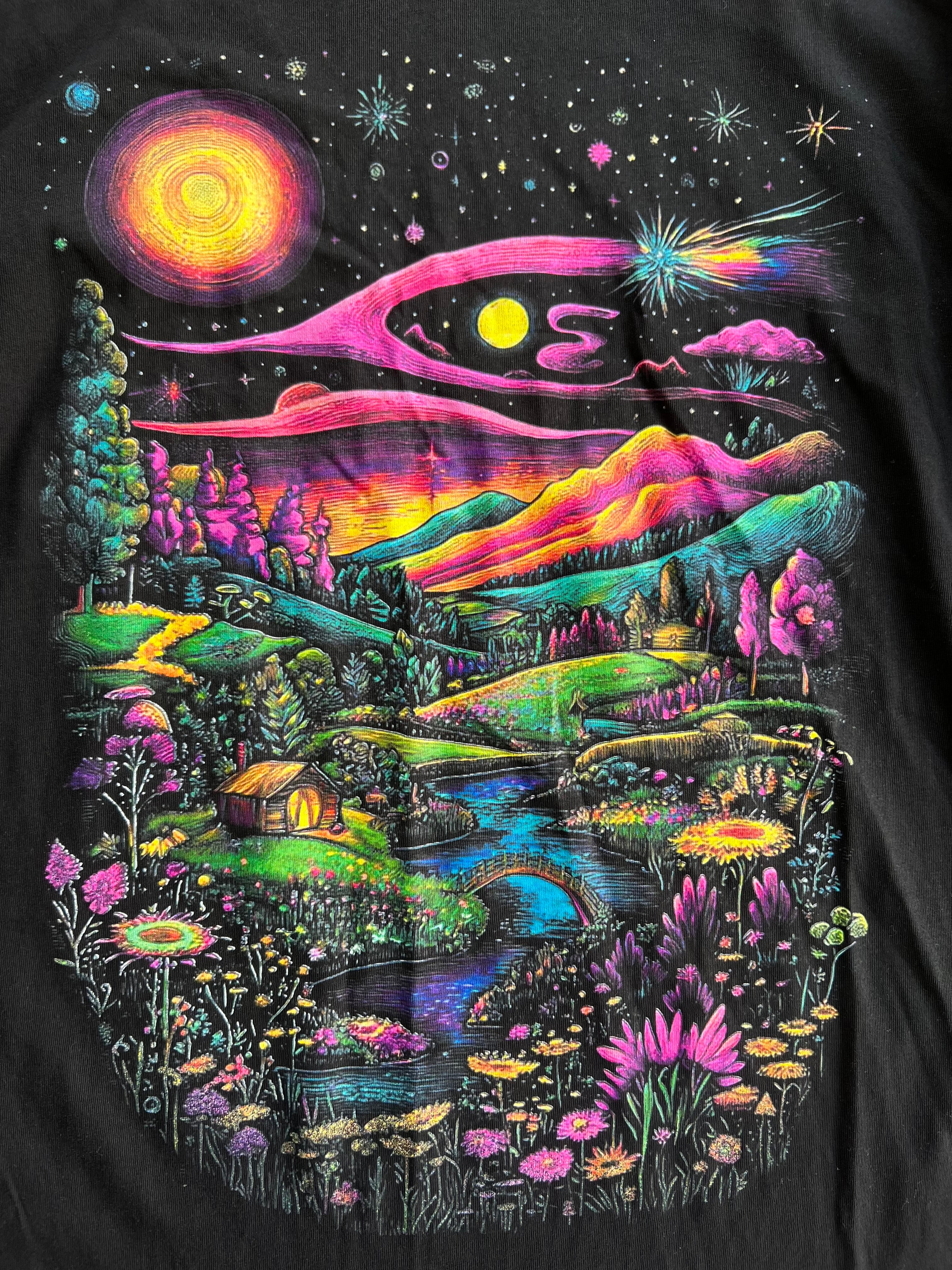 ORIGINAL ART PRINT ORGANIC COTTON T-SHIRTS