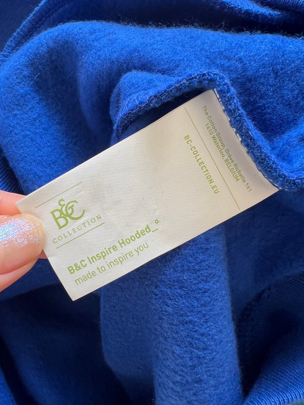 Handmade Upcycled Kimono Organic Cotton Hoodie L size