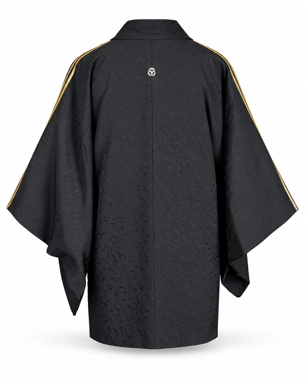 Reworked Vintage Japanese Family Crest Kimono Jacket