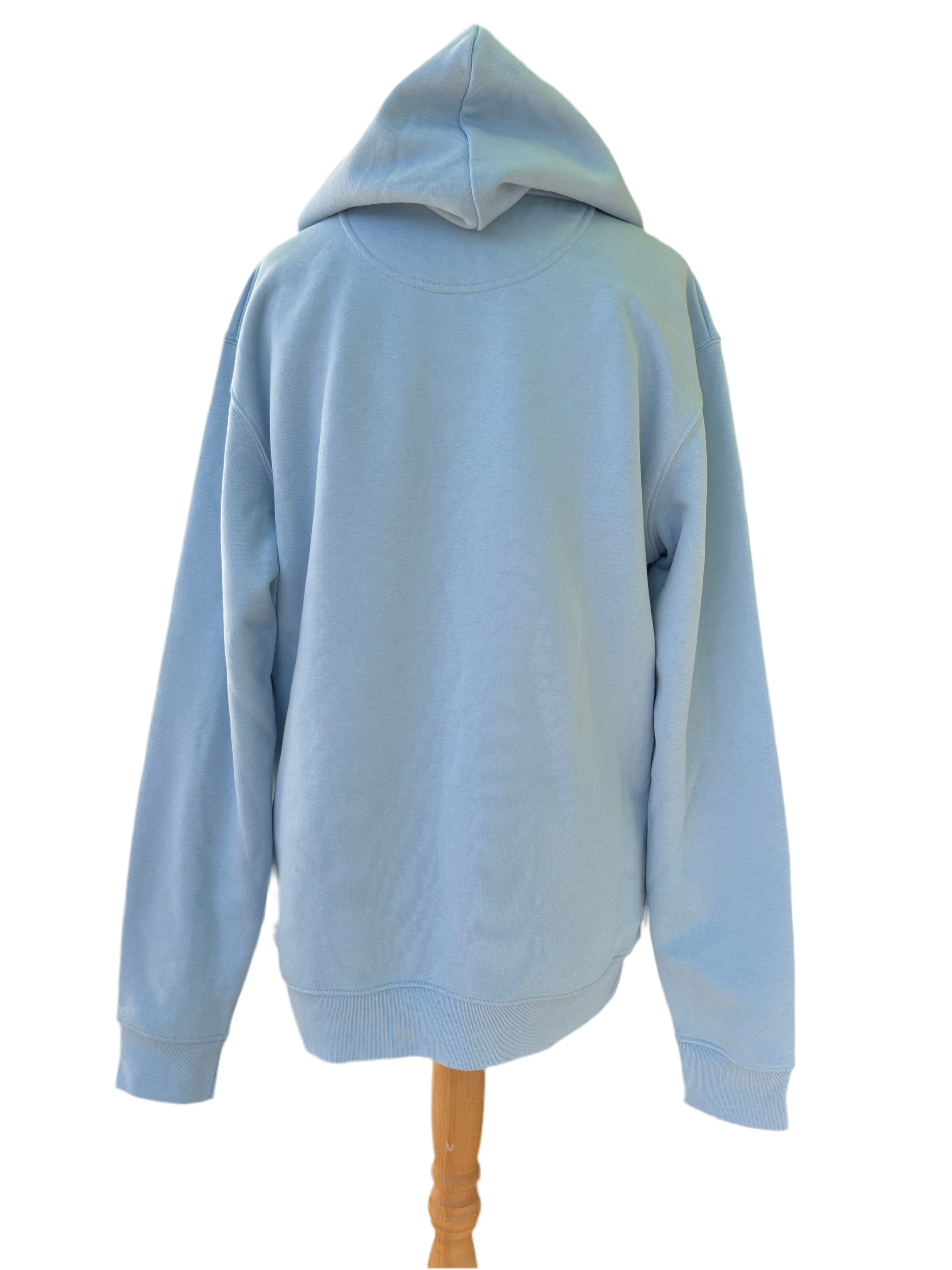 Handmade Upcycled Kimono Organic Cotton Hoodie XL size