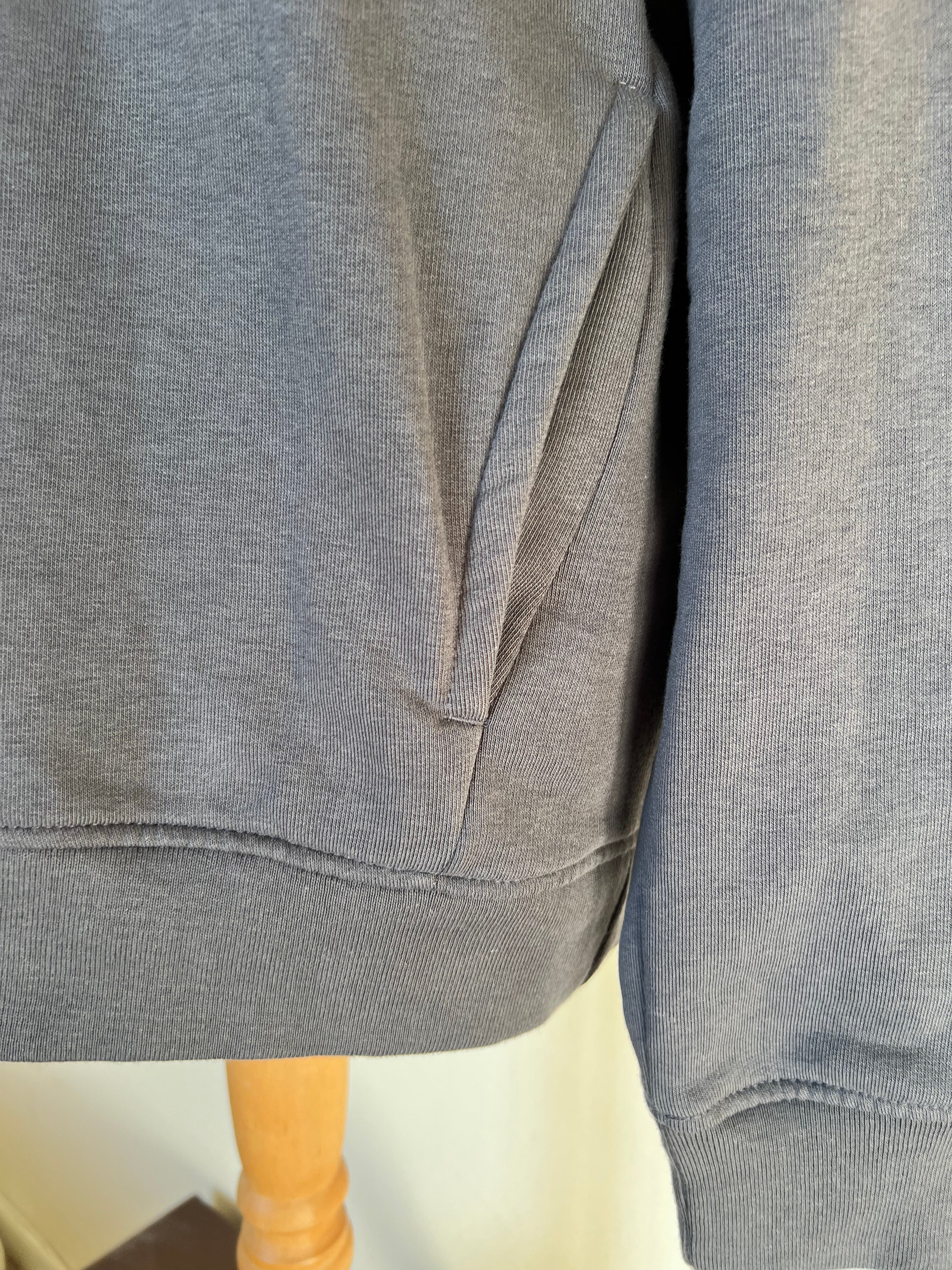 Handmade Upcycled Obi Organic Cotton Hoodie  2XLsize