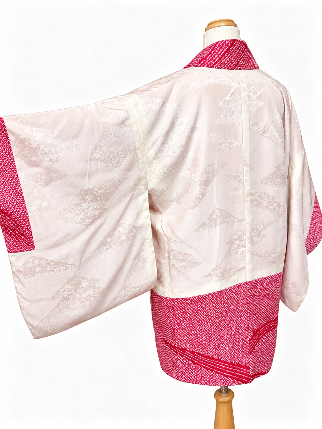 Vintage Japanese Silk Shibori Kimono