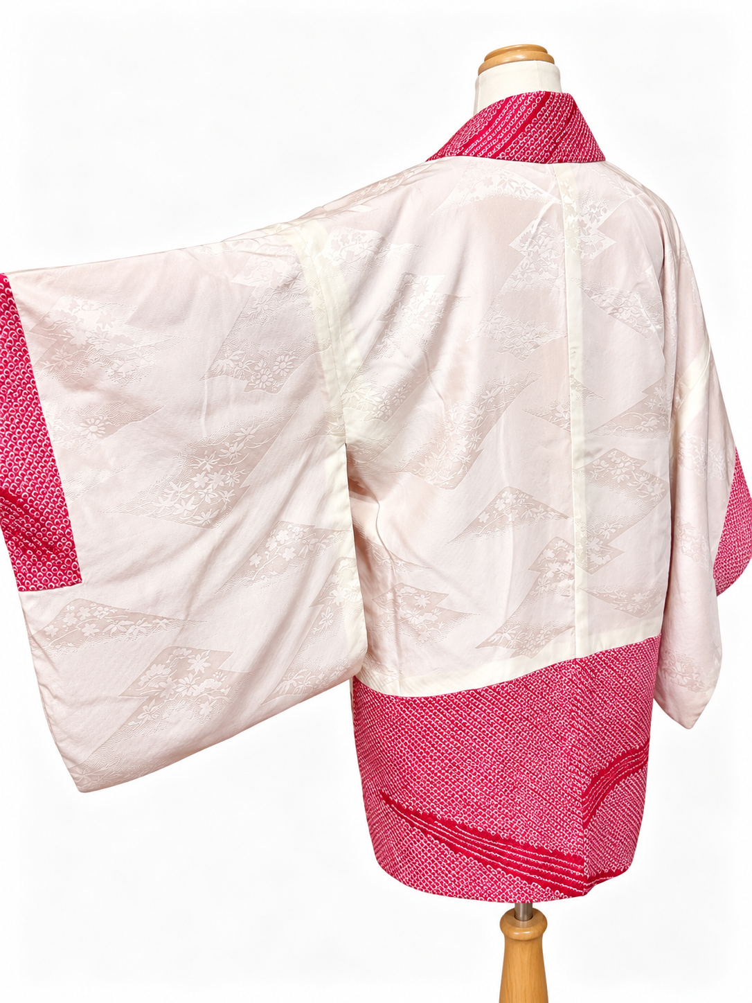 Vintage Japanese Silk Shibori Kimono